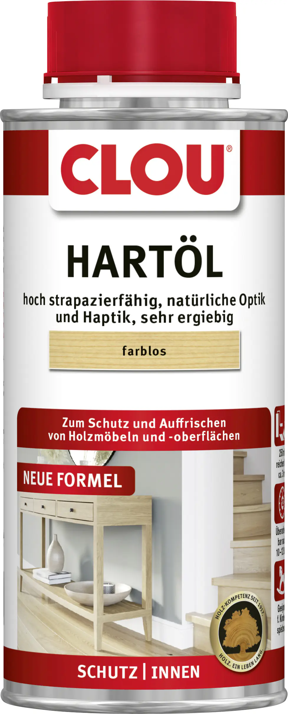 Clou Hartöl 250 ml farblos