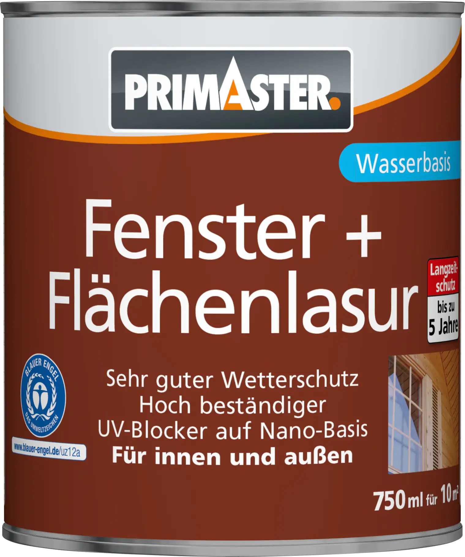 Primaster Fenster und Flächenlasur 750 ml kiefer