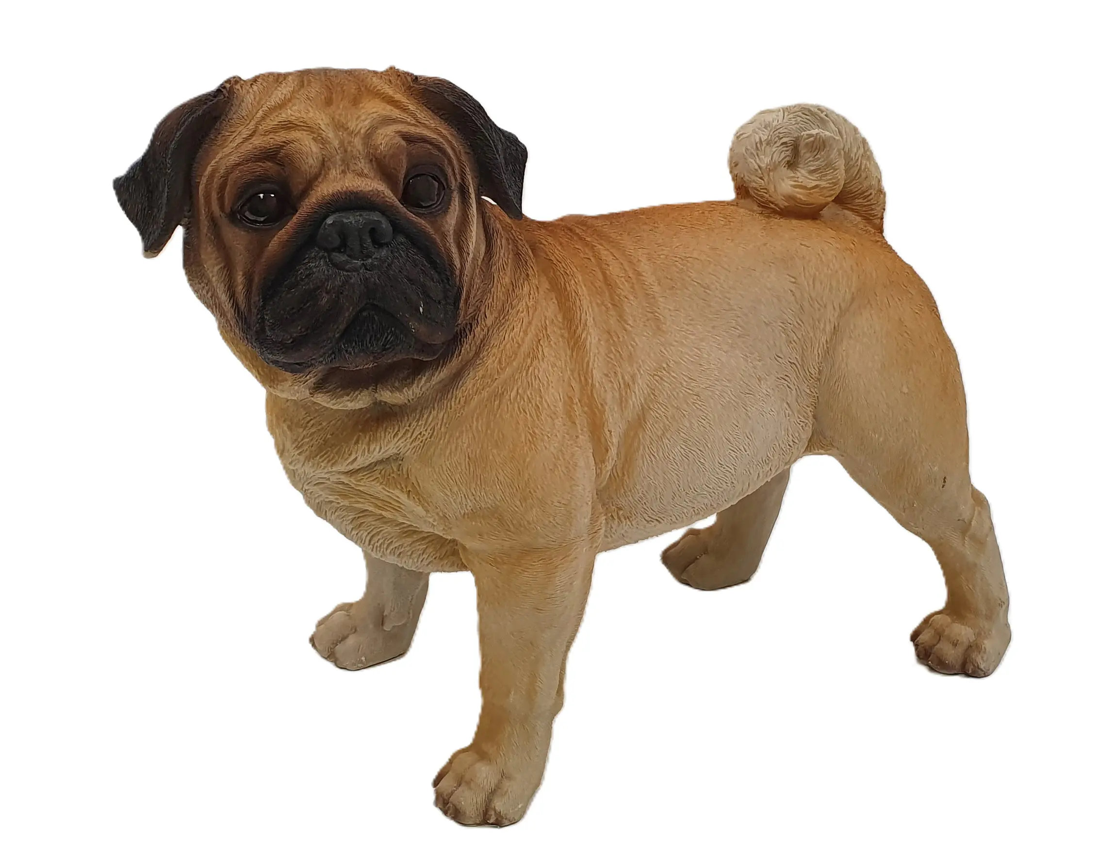 Dekofigur Mops stehend 35 x 24 x 45,5 cm