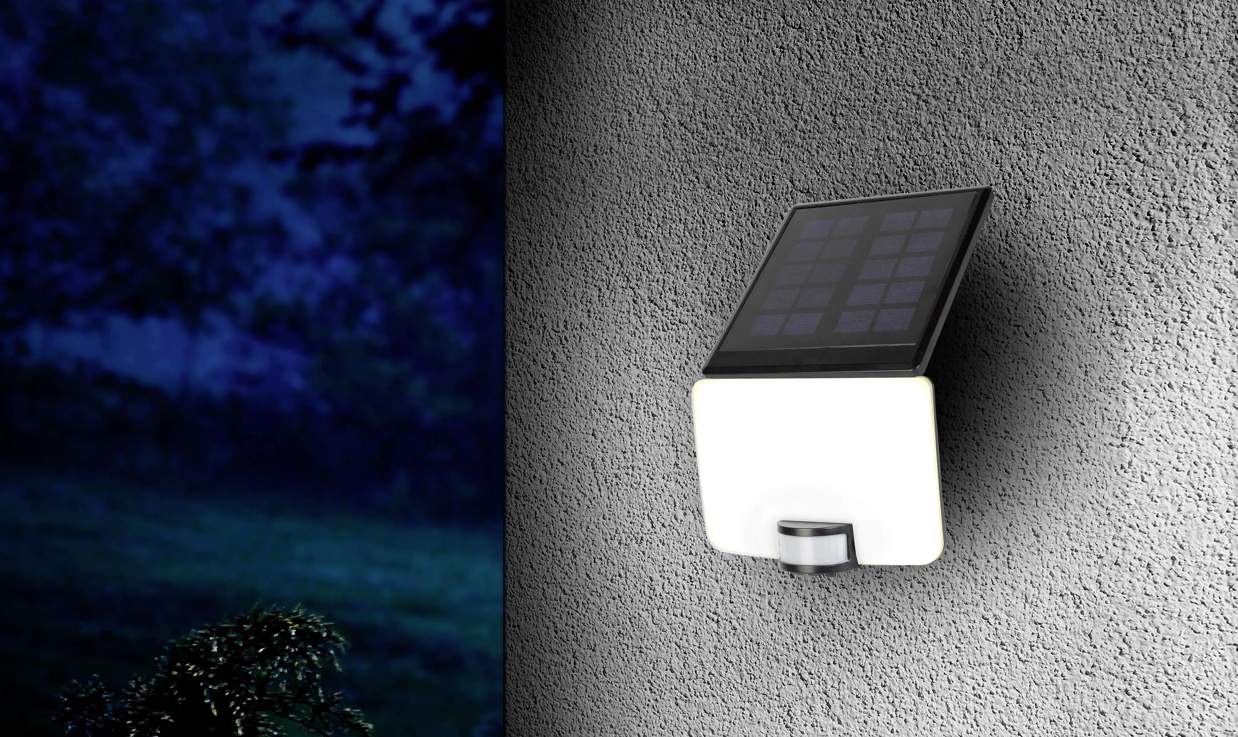 Solar Außenfluter Floodlight 8 W, 800 lm, mit Bewegungssensor