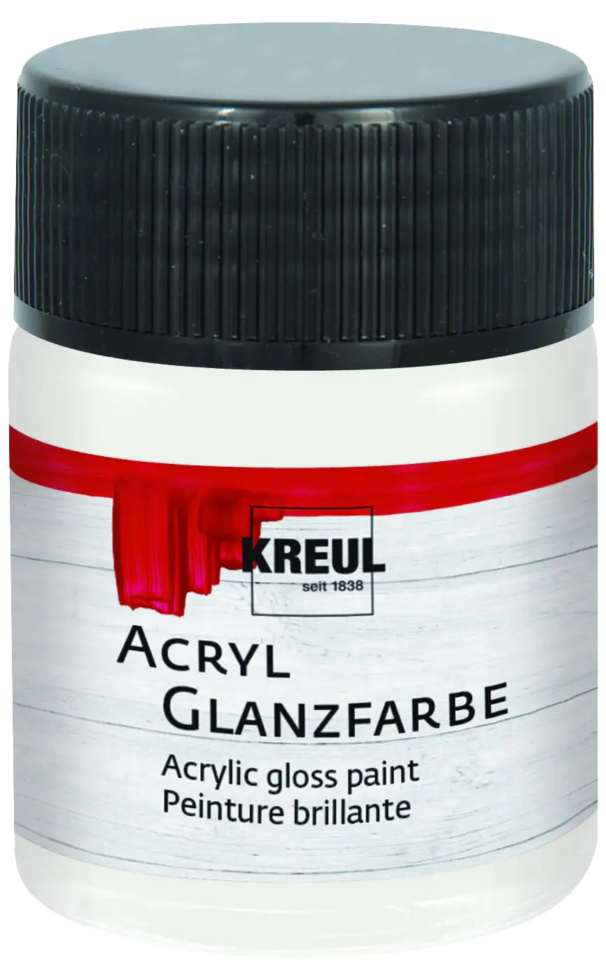 Kreul Acryl Glanzfarbe weiß 50 ml Kreul Acryl Glanzfarbe weiß 50 ml