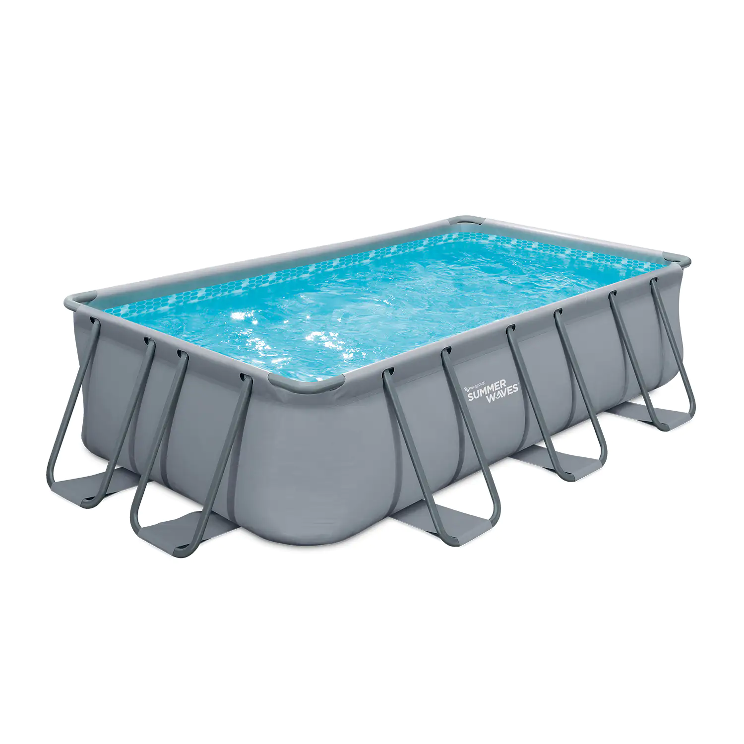 kaufen Elite 2 Pool Frame x 4 m m Rectangular Baumarkt Waves x 1 Summer Globus m |