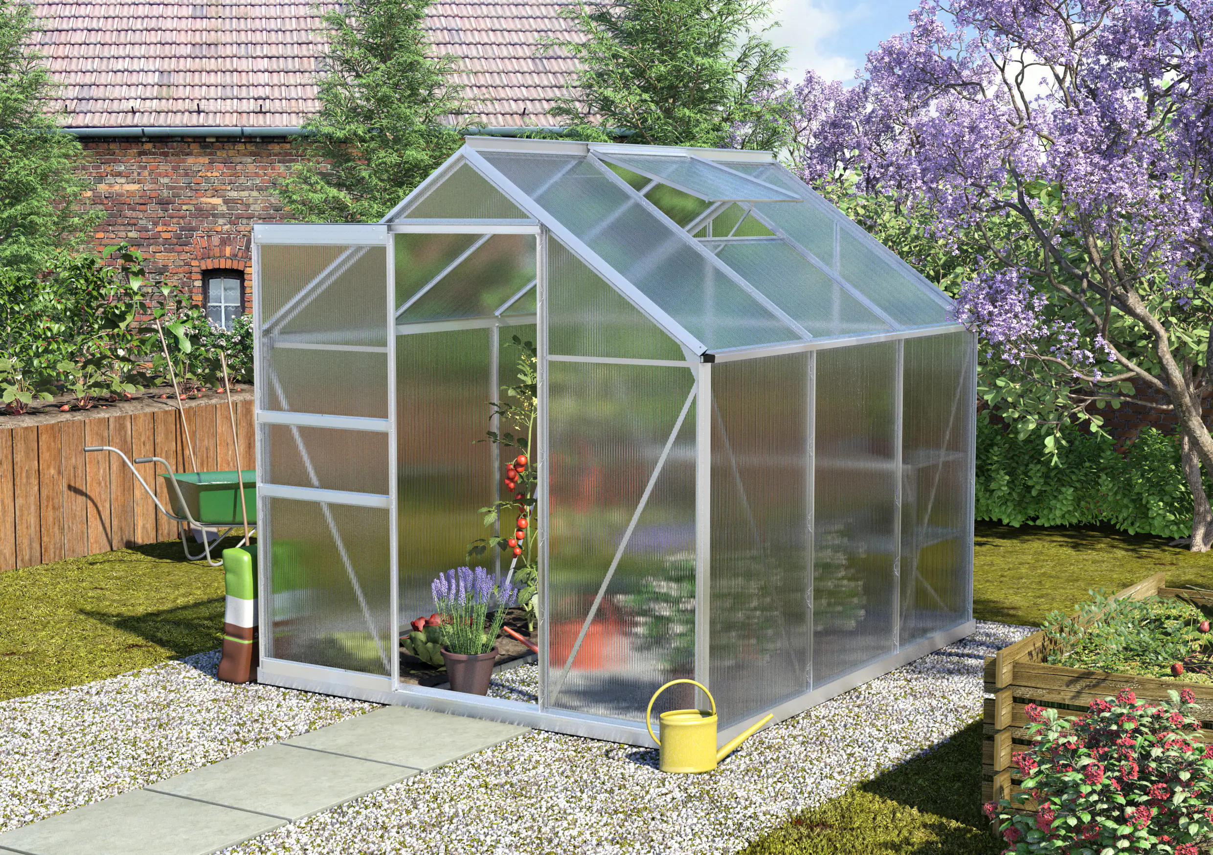 Vitavia Gewächshaus Calypso 4400 192 x 228 cm 6 mm Hohlkammerplatten