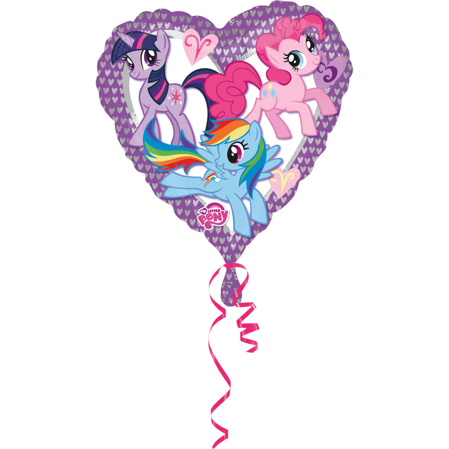 Folienballon My Little Pony Herz 43 cm Folienballon My Little Pony Herz 43 cm