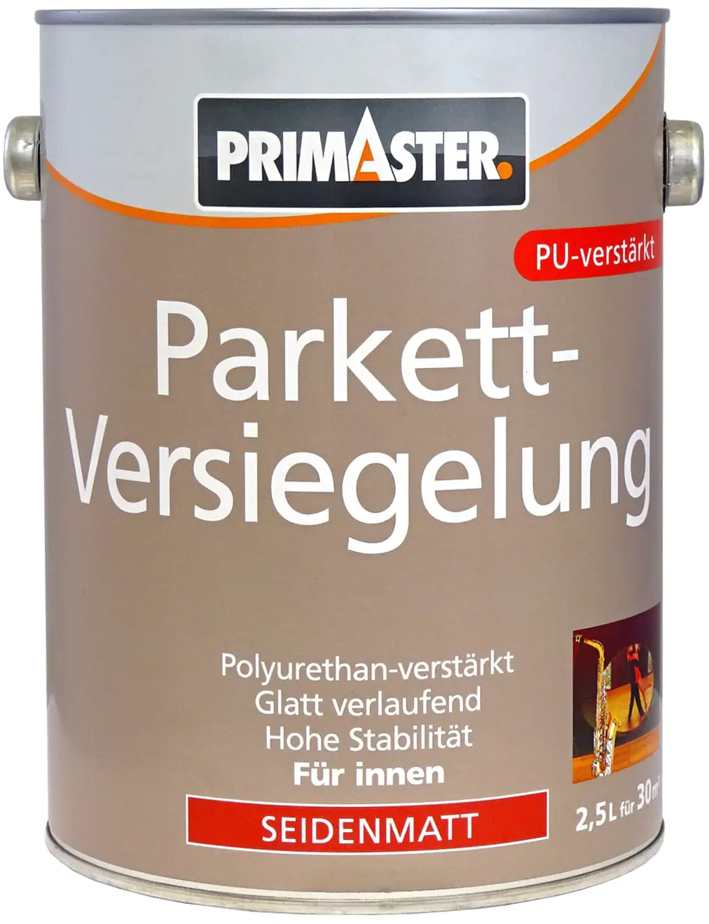 Primaster Parkettversiegelung 2,5 L seidenmatt