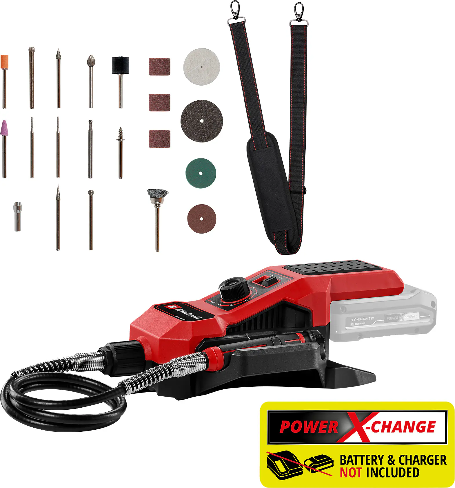 Einhell Akku-Schleif-Gravur-Werkzeug TE-MT 18/34 Li Solo 18 V Einhell Akku-Schleif-Gravur-Werkzeug TE-MT 18/34 Li Solo 18 V