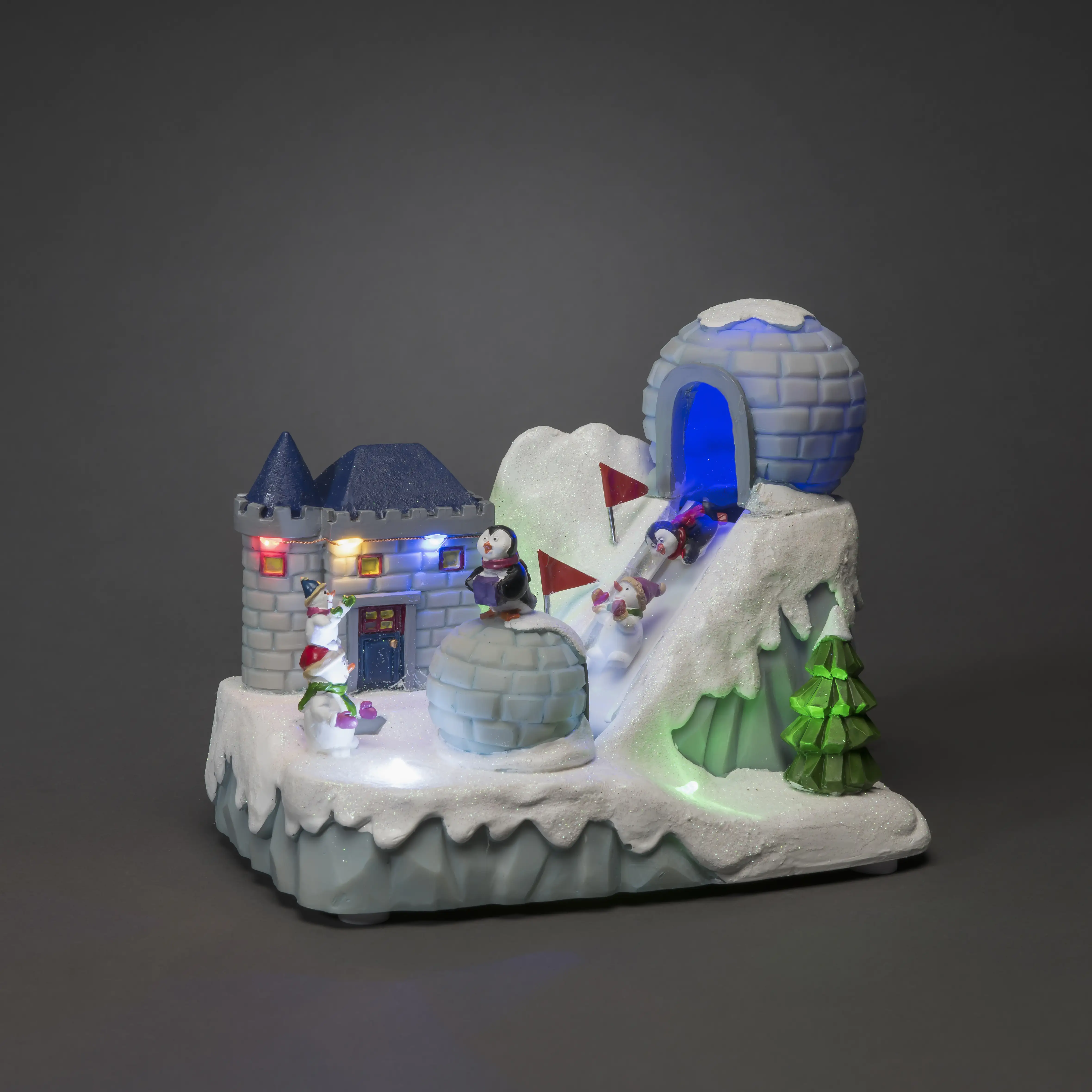 Konstsmide LED Skipiste mit Musik 21,5x 13 x 13,5 cm