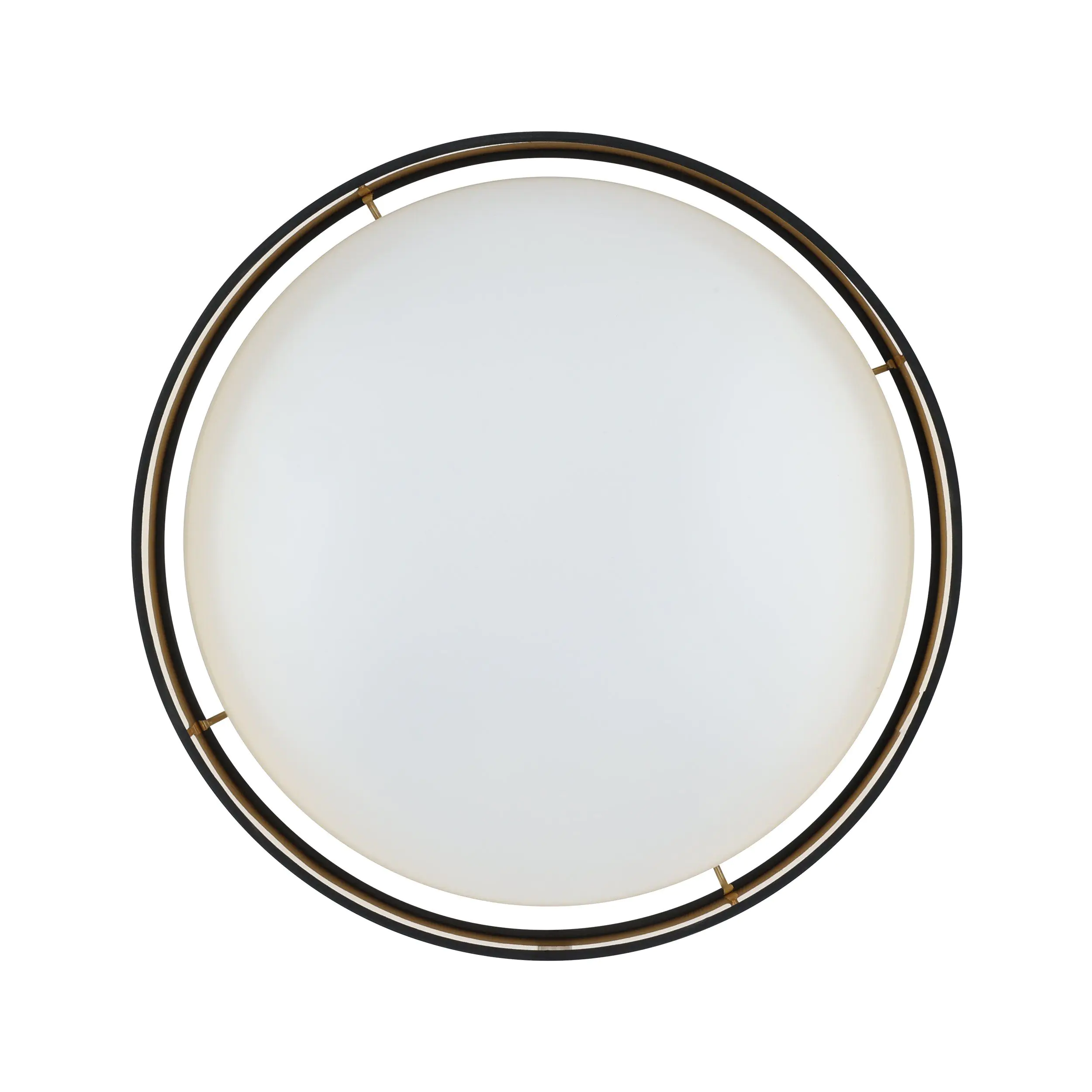 Eglo LED Deckenleuchte Maserlo 2 schwarz-gold Ø 38 cm warmweiß