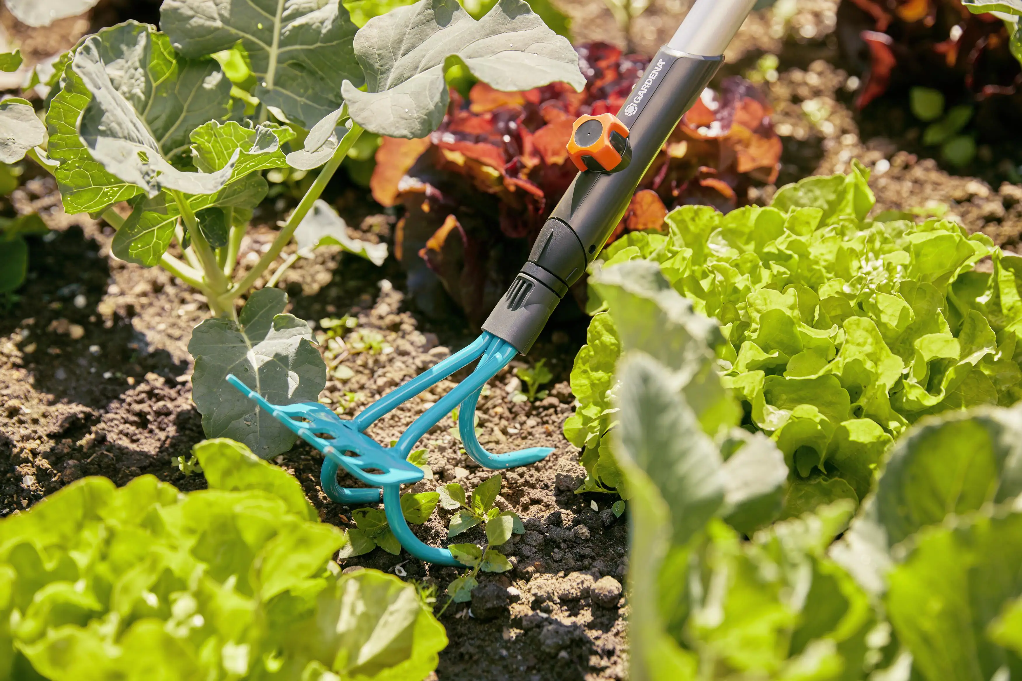 Gardena Grubber-Rechen combisystem