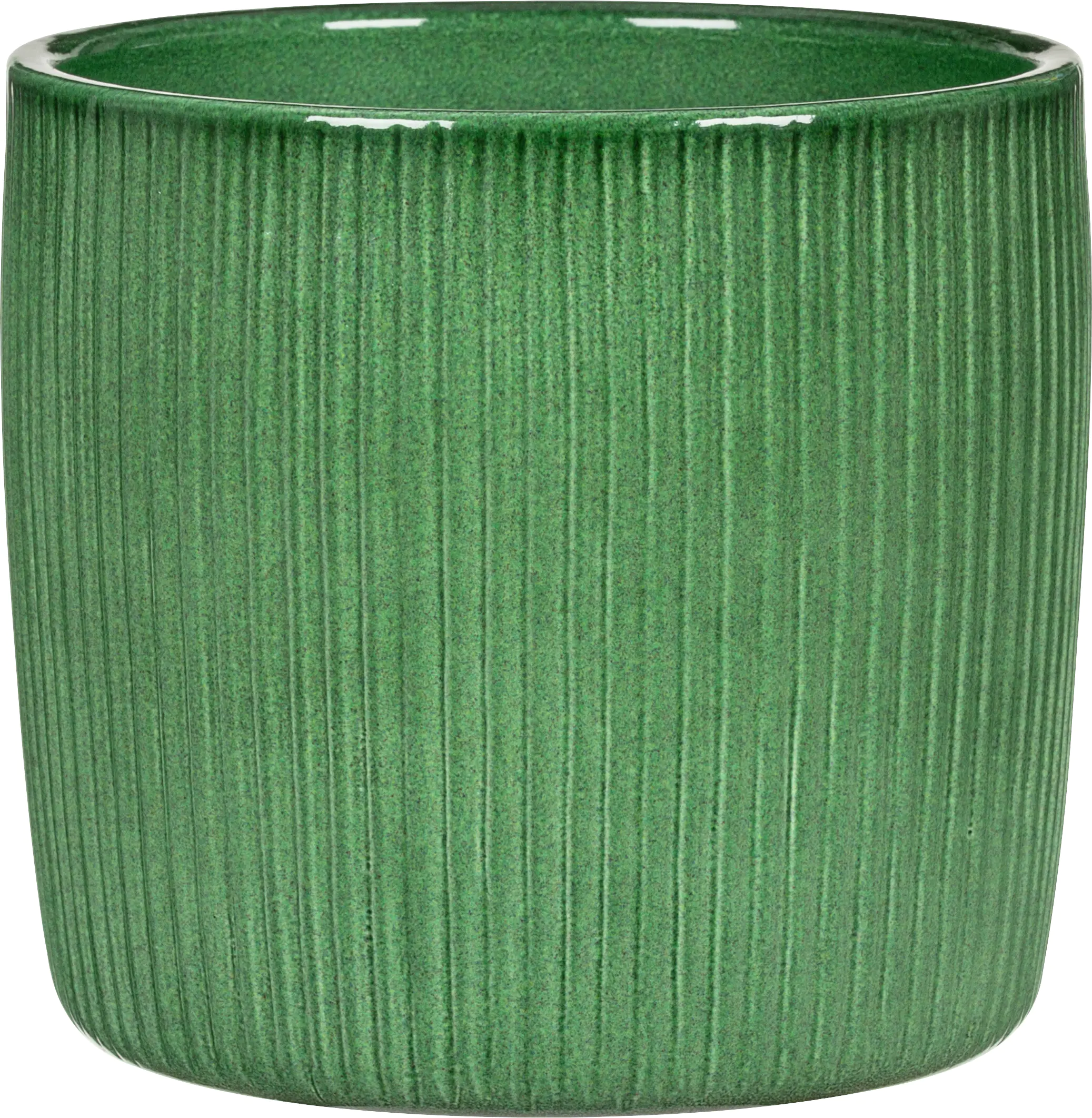Scheurich Übertopf grün 13,5 x 13,5 cm Keramik  Scheurich Übertopf grün 13,5 x 13,5 cm Keramik