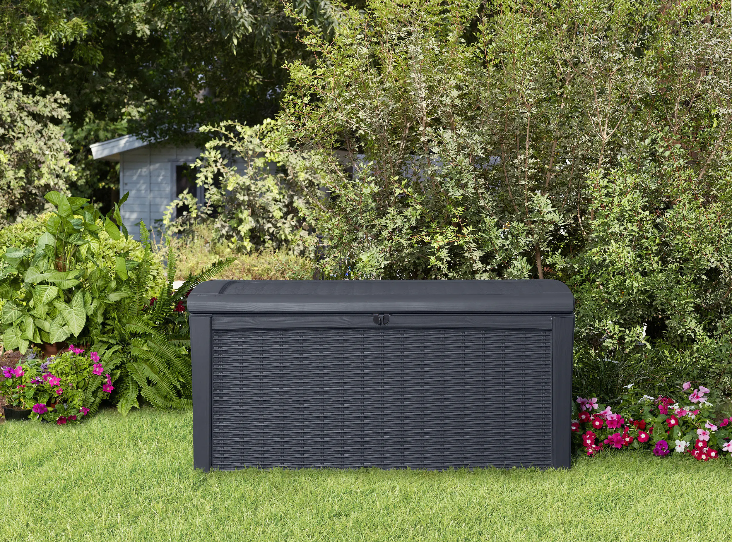 Keter Gartenbox Borneo anthrazit-graphit 130 x 70 x 63 cm