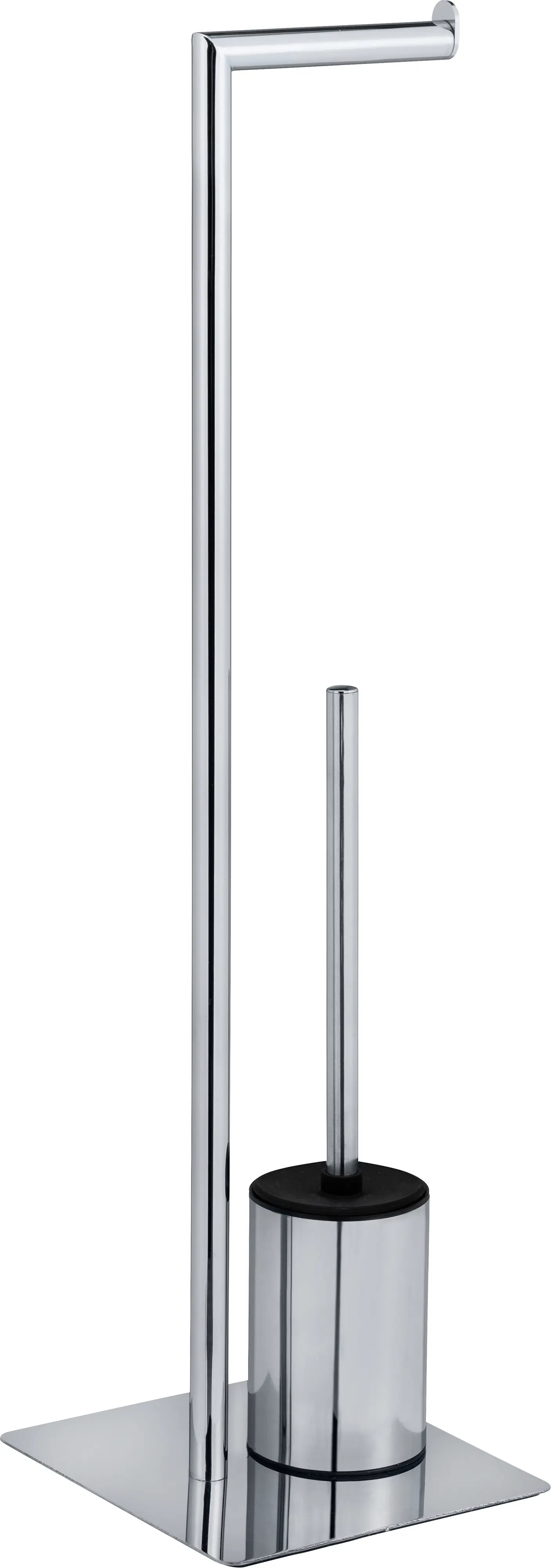 Wenko Stand WC-Garnitur Serrenti chrom Stahl Wenko Stand WC-Garnitur Serrenti chrom Stahl