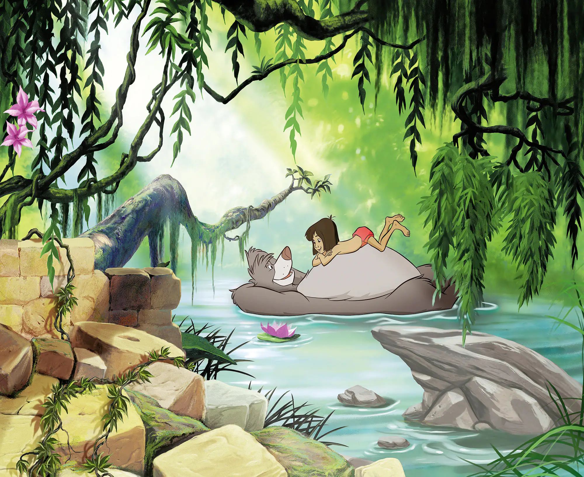 4036834241063 Komar Fototapete Jungle Book 368 x 254 cm