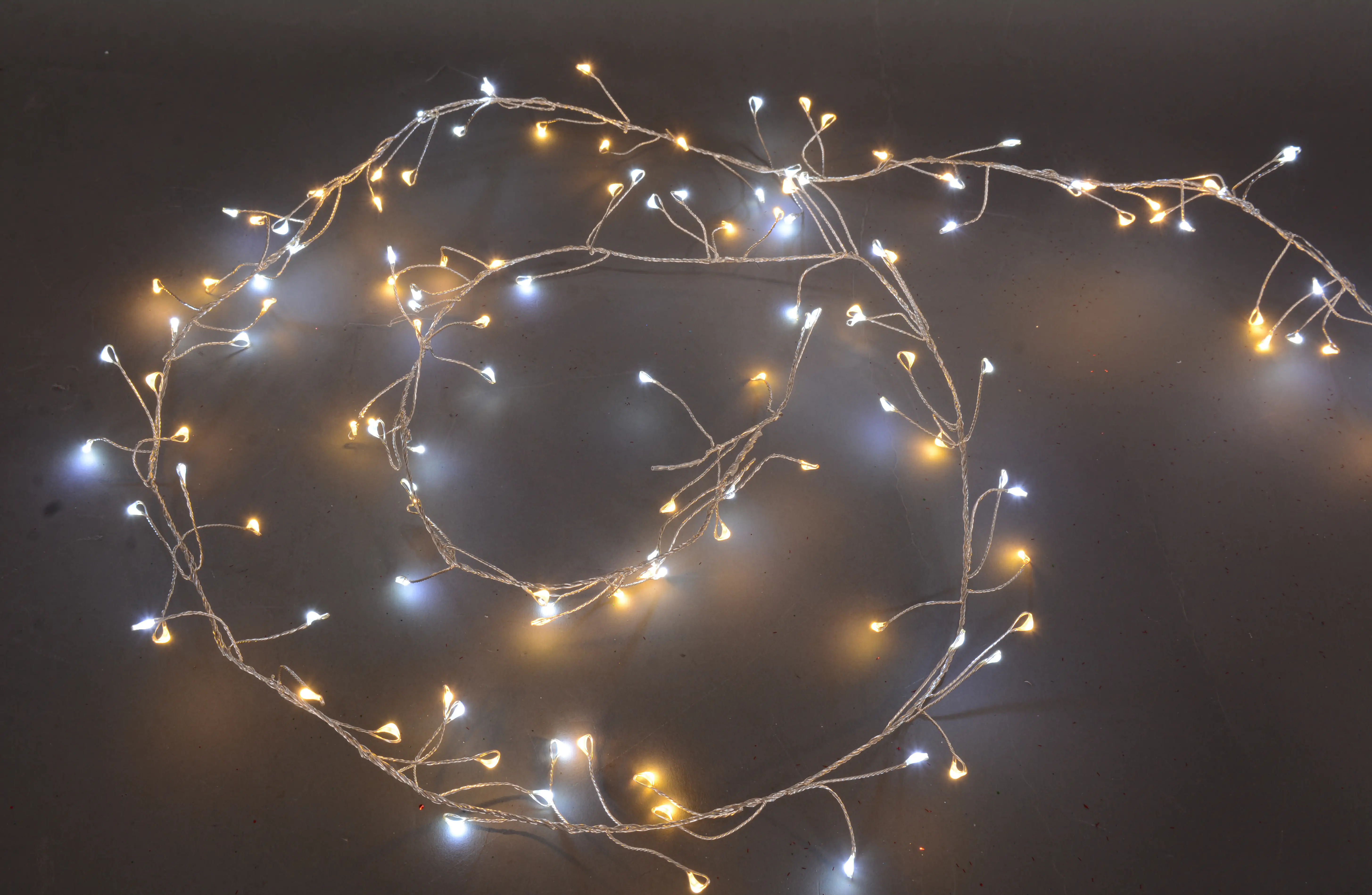 TrendLine LED Lichterkette 120 LED, warmweiß/kaltweiß