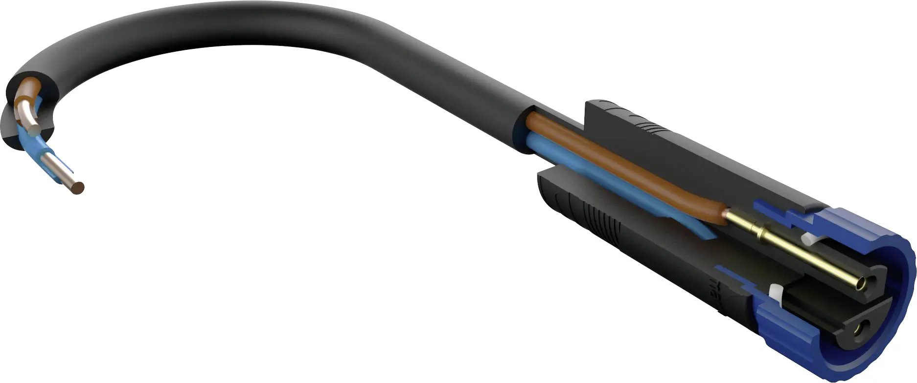 Paulmann Plug & Shine Spot Outdoor schwarz 26 cm warmweiß