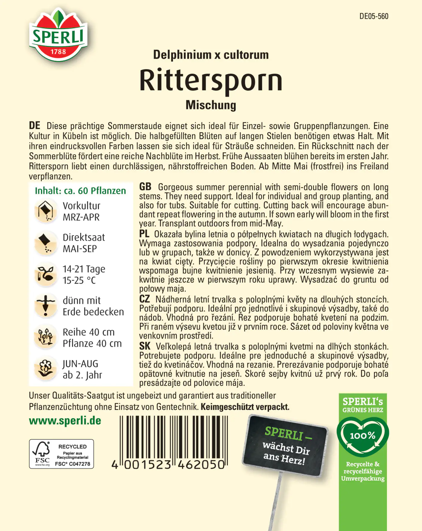 Sperli Rittersporn Mischung Sperli Rittersporn Mischung