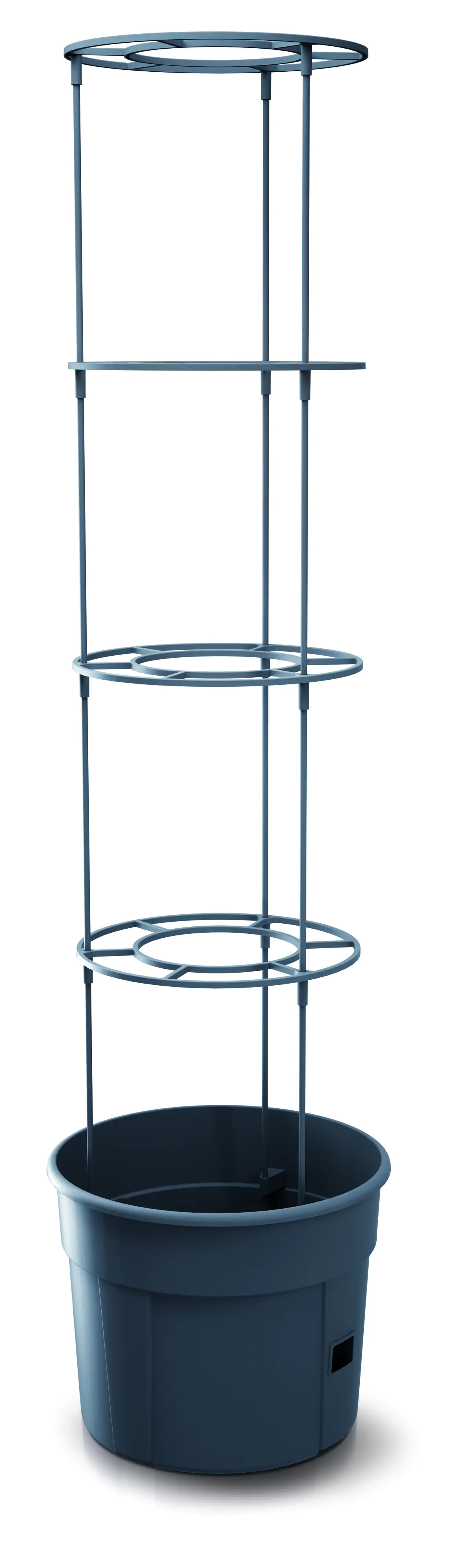 Tomatentopf aus Kunststoff anthrazit