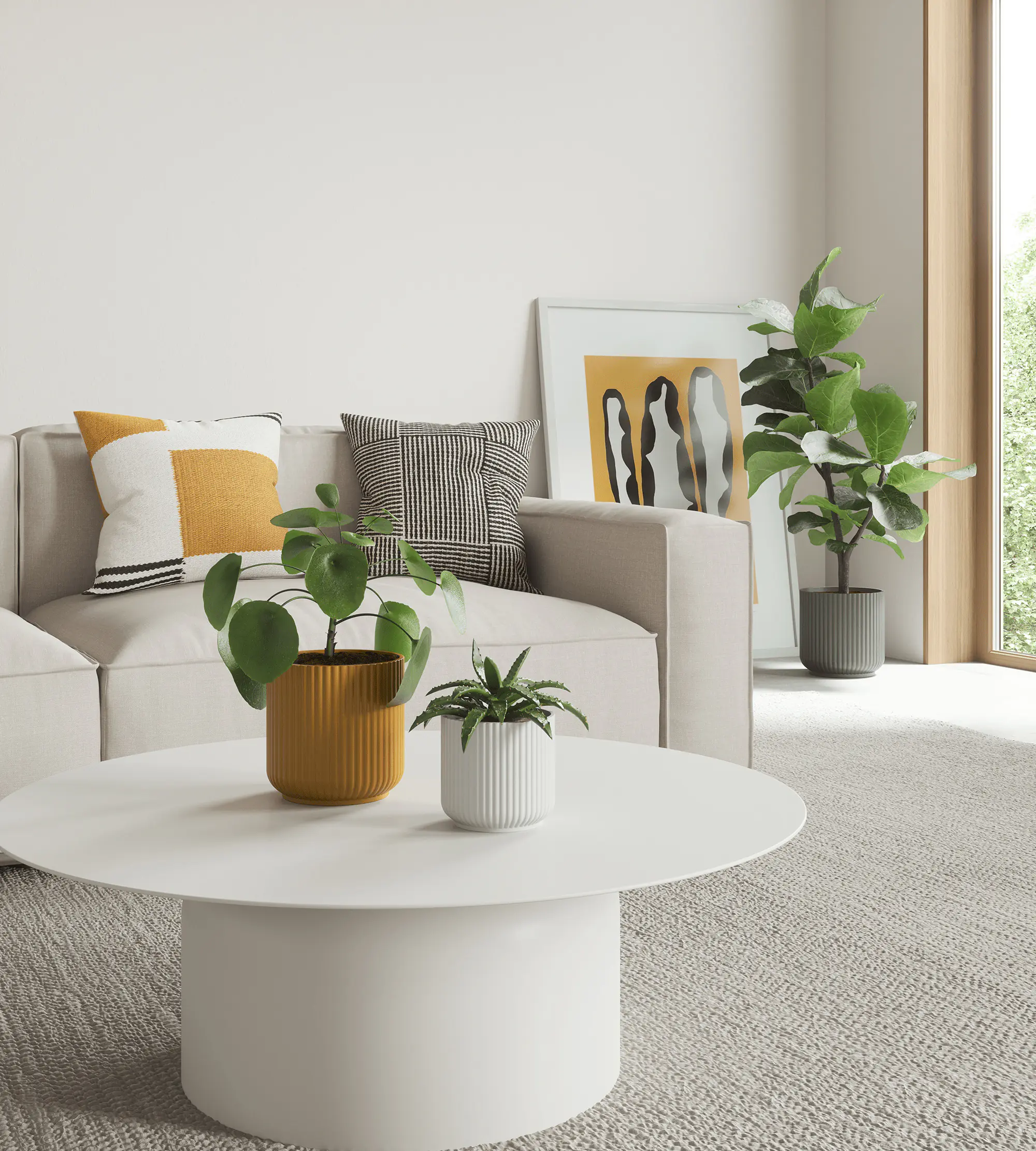 Artevasi Übertopf Luna Keramik anthrazit matt Ø 14 x 13 cm 