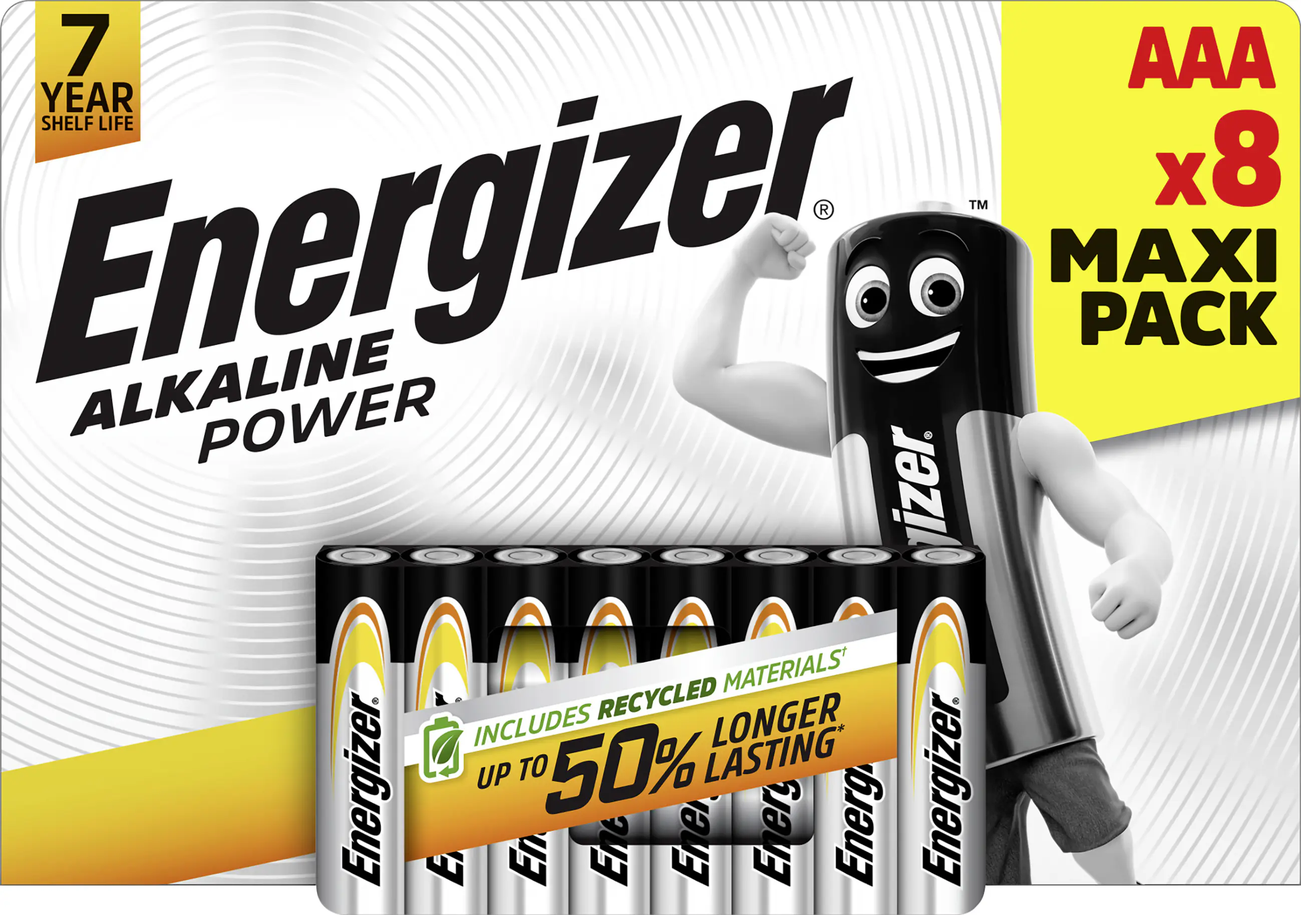 Energizer Alkaline Power Micro AAA 1,5 V, 8er Pack Energizer Alkaline Power Micro AAA 1,5 V, 8er Pack