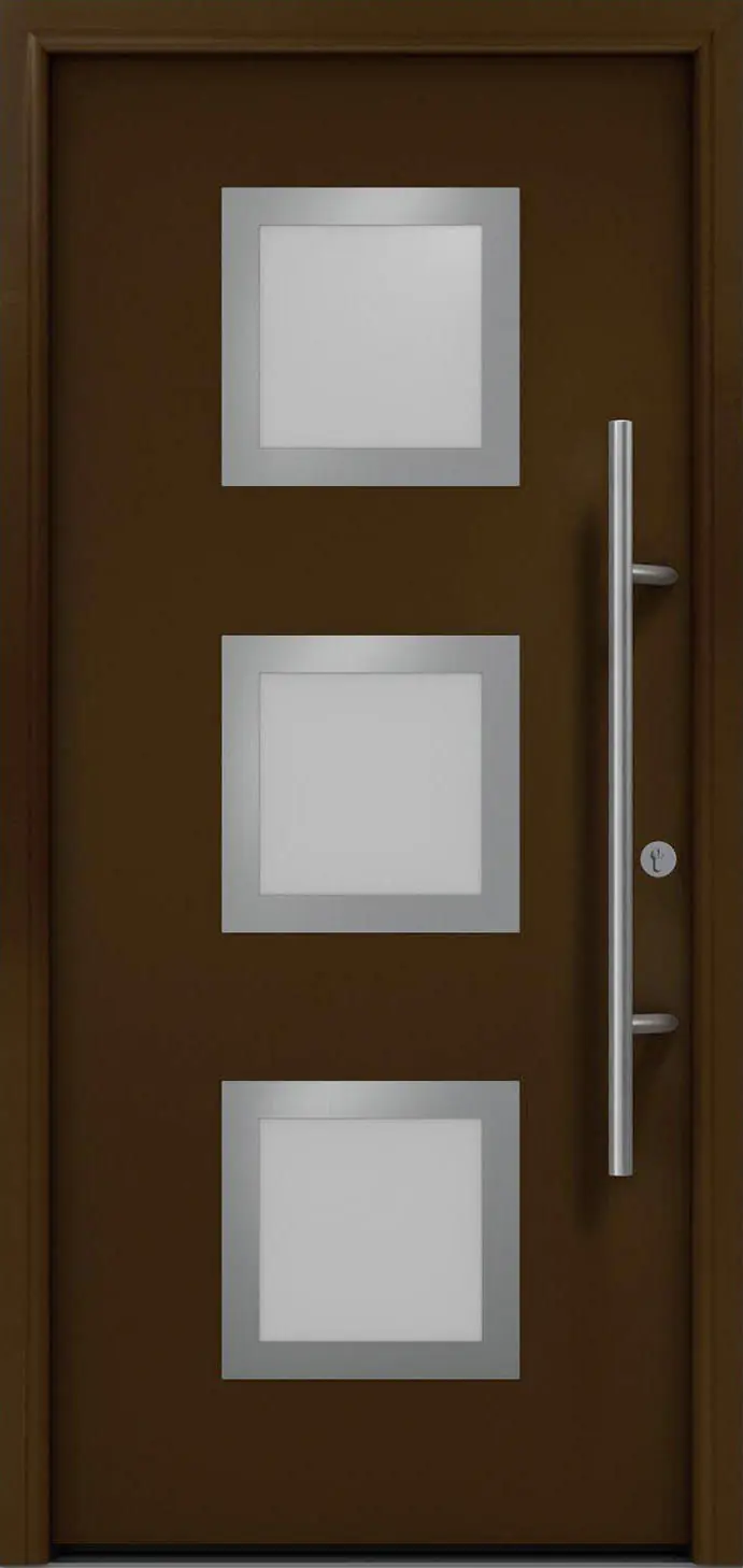 EcoStar Haustür ISOPRO Secur IPS 810S RC2 terrabraun 110 x 210 cm EcoStar Haustür ISOPRO Secur IPS 810S RC2 terrabraun 110 x 210 cm