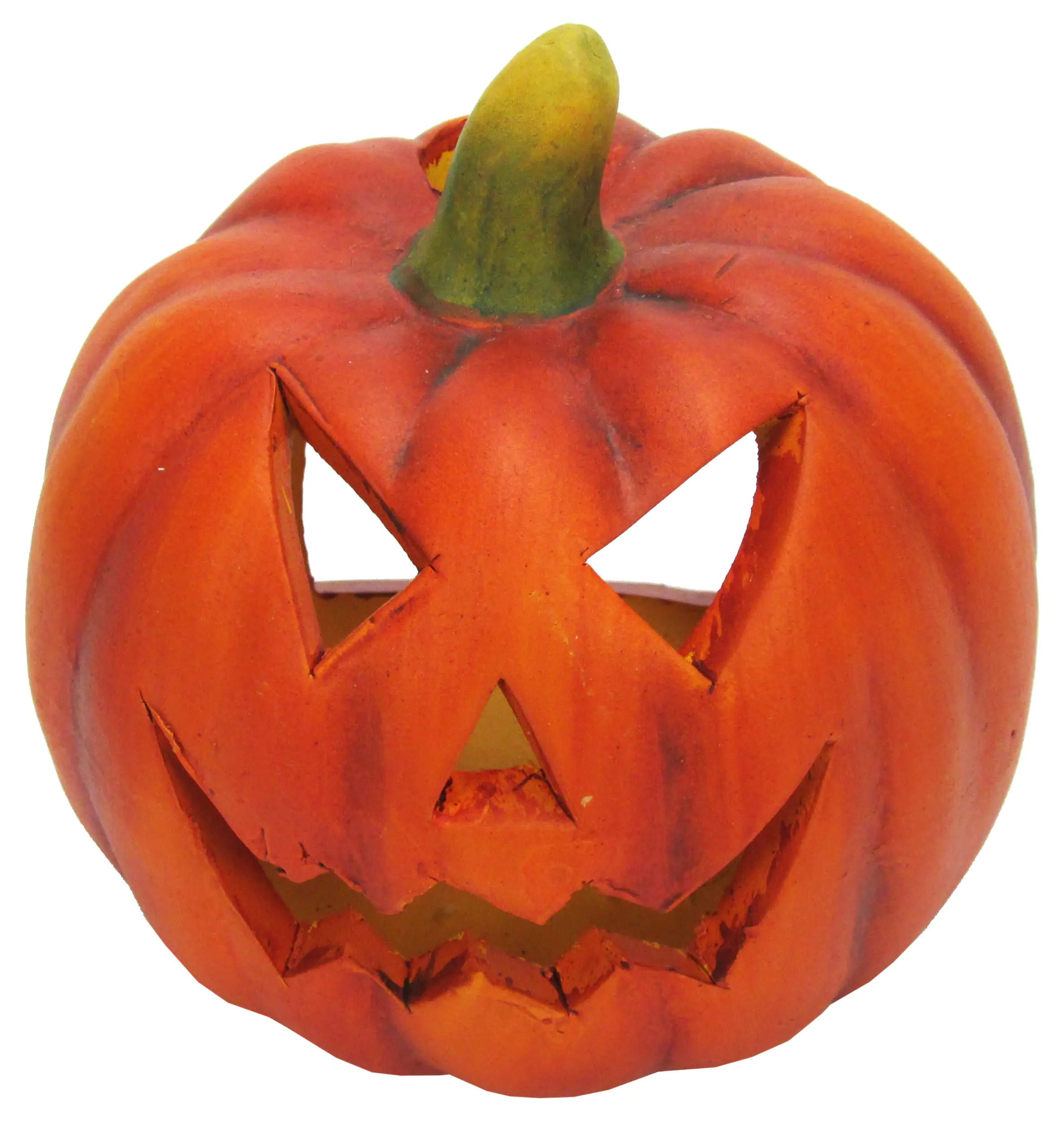 Windlicht Kürbis aus Keramik 11 cm