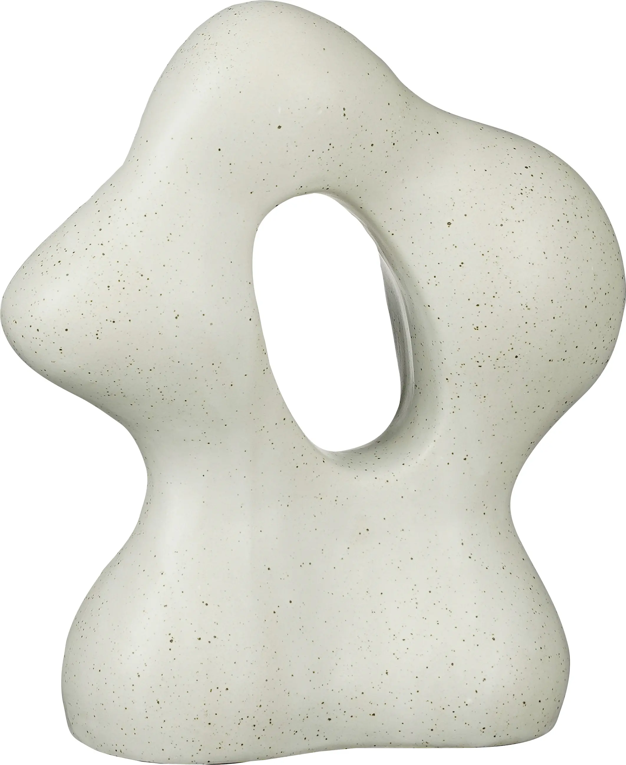 Mica Dekorationsfigur weiß Keramik 25 cm