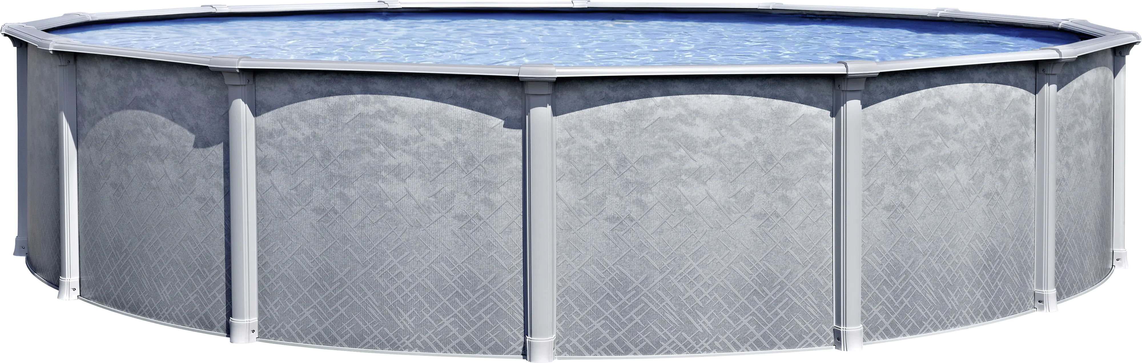 Steinbach Stahlwandpool Set Grande weiß, Ø 366 x 135 cm