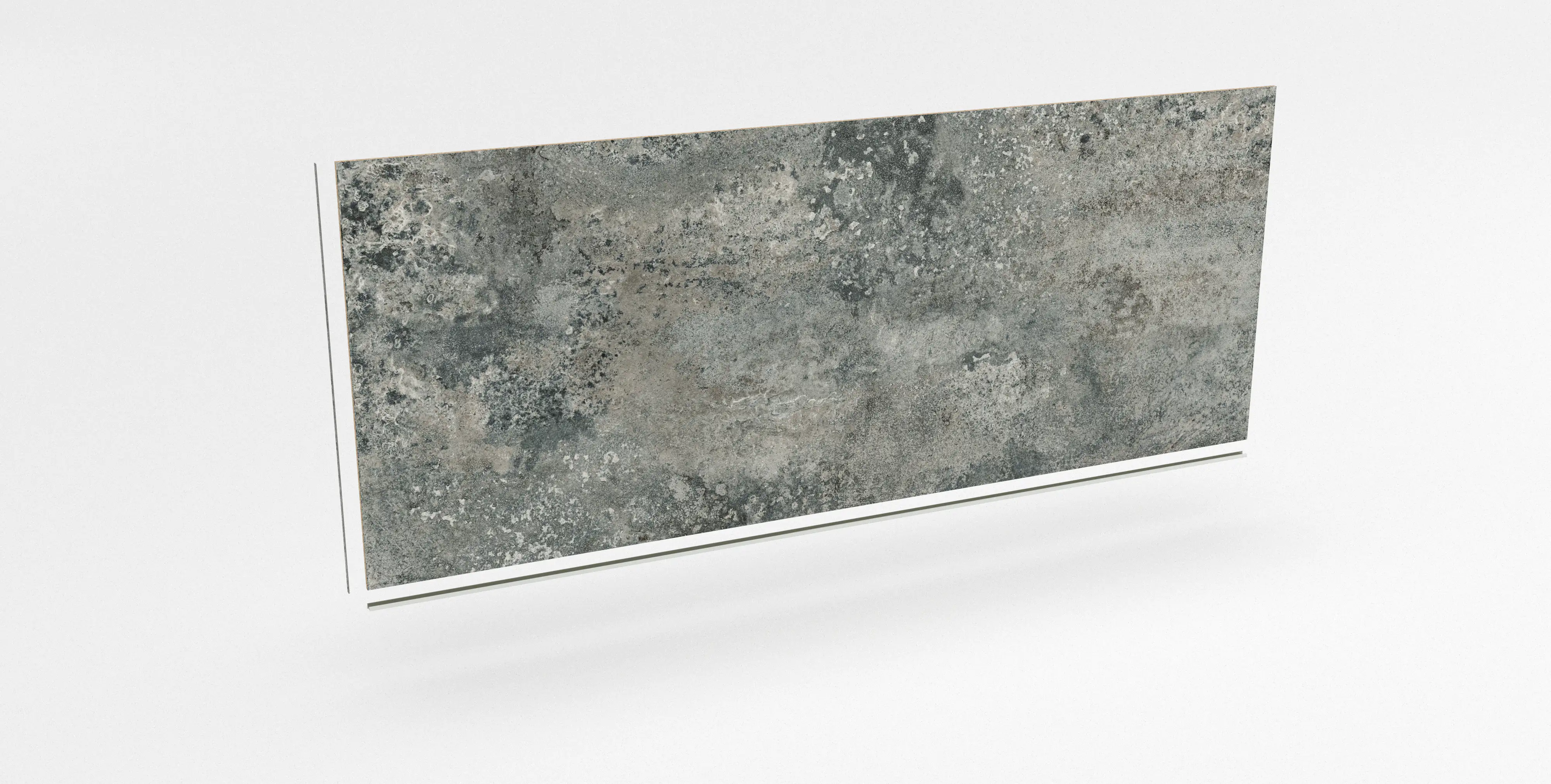 GetaElements Küchenrückwand-Set jurakalk grün grau 305 x 58,5 x 1,3 cm