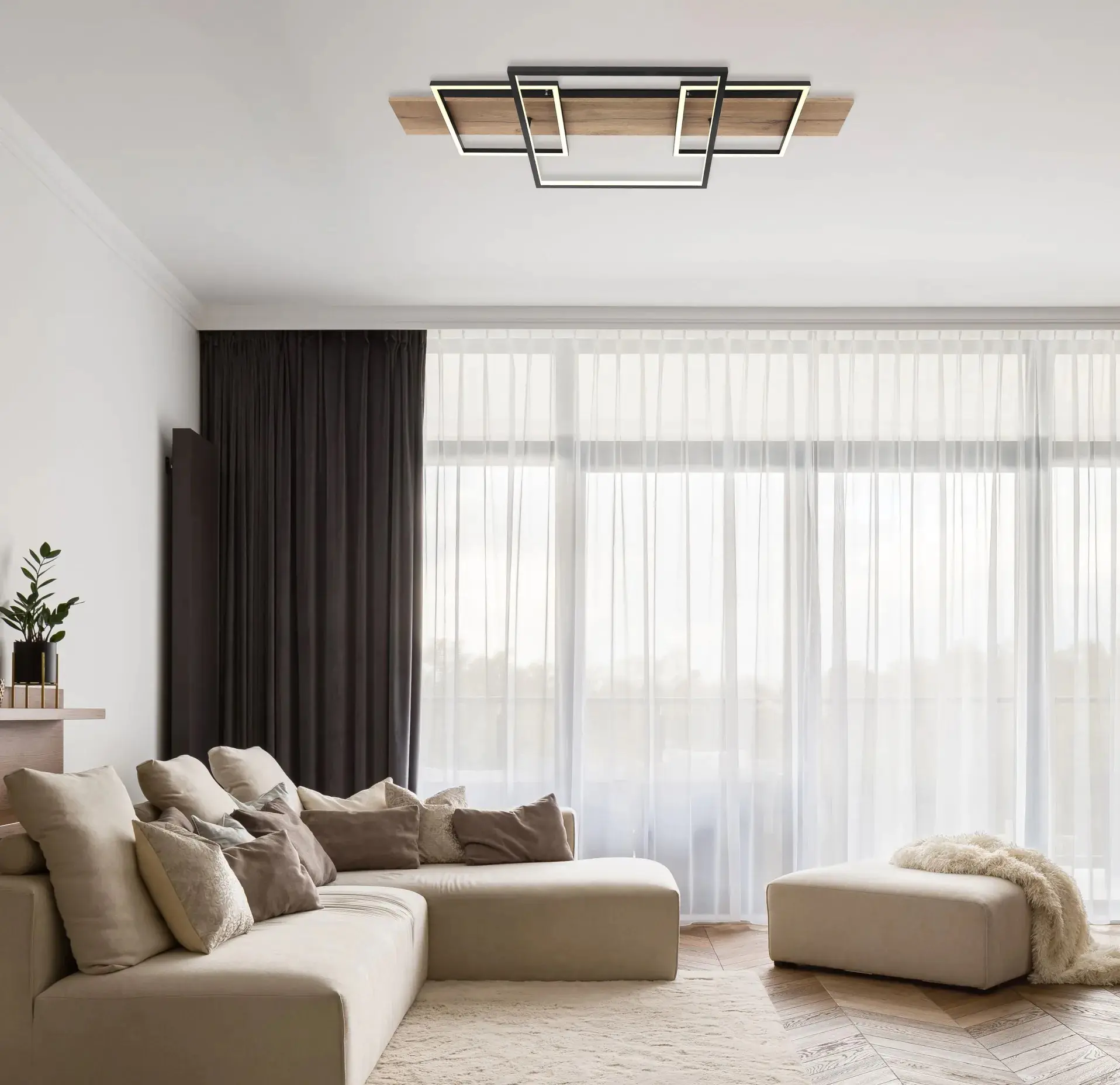 Globo LED-Deckenleuchte VANNI 95 cm