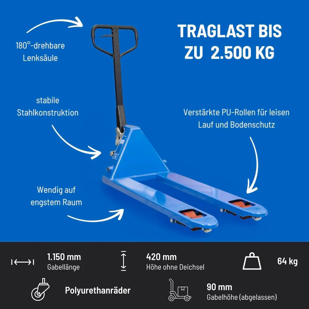 Güde Gabelhubwagen GHW 2500-115 PU