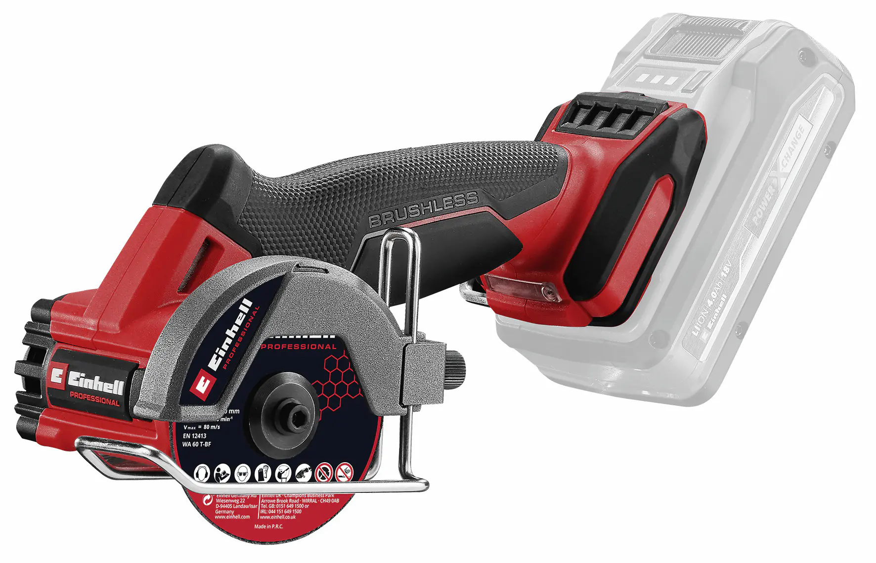 Einhell Professional Akku-Trennschleifer TP-CO 18/76-C Li BL Solo Einhell Professional Akku-Trennschleifer TP-CO 18/76-C Li BL Solo