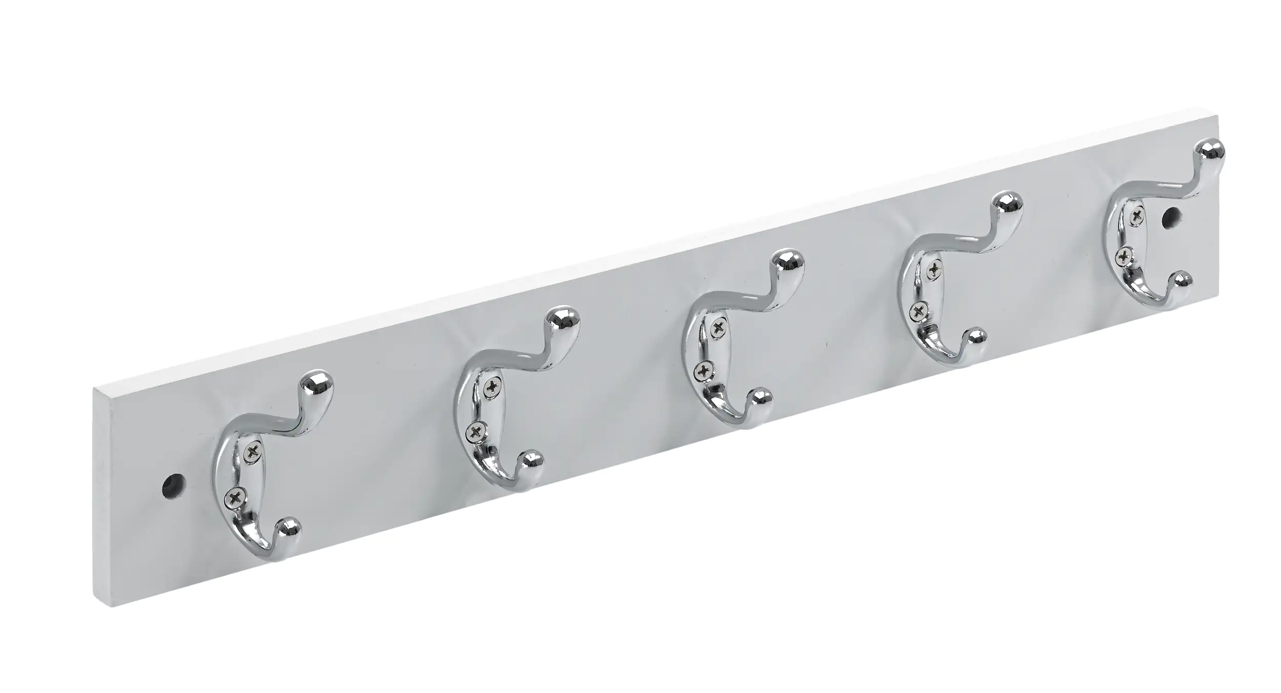 Hettich Garderobenleiste 5 Haken 50,0 x 8,0 x 7,5 cm weiß Hettich Garderobenleiste 5 Haken 50,0 x 8,0 x 7,5 cm weiß
