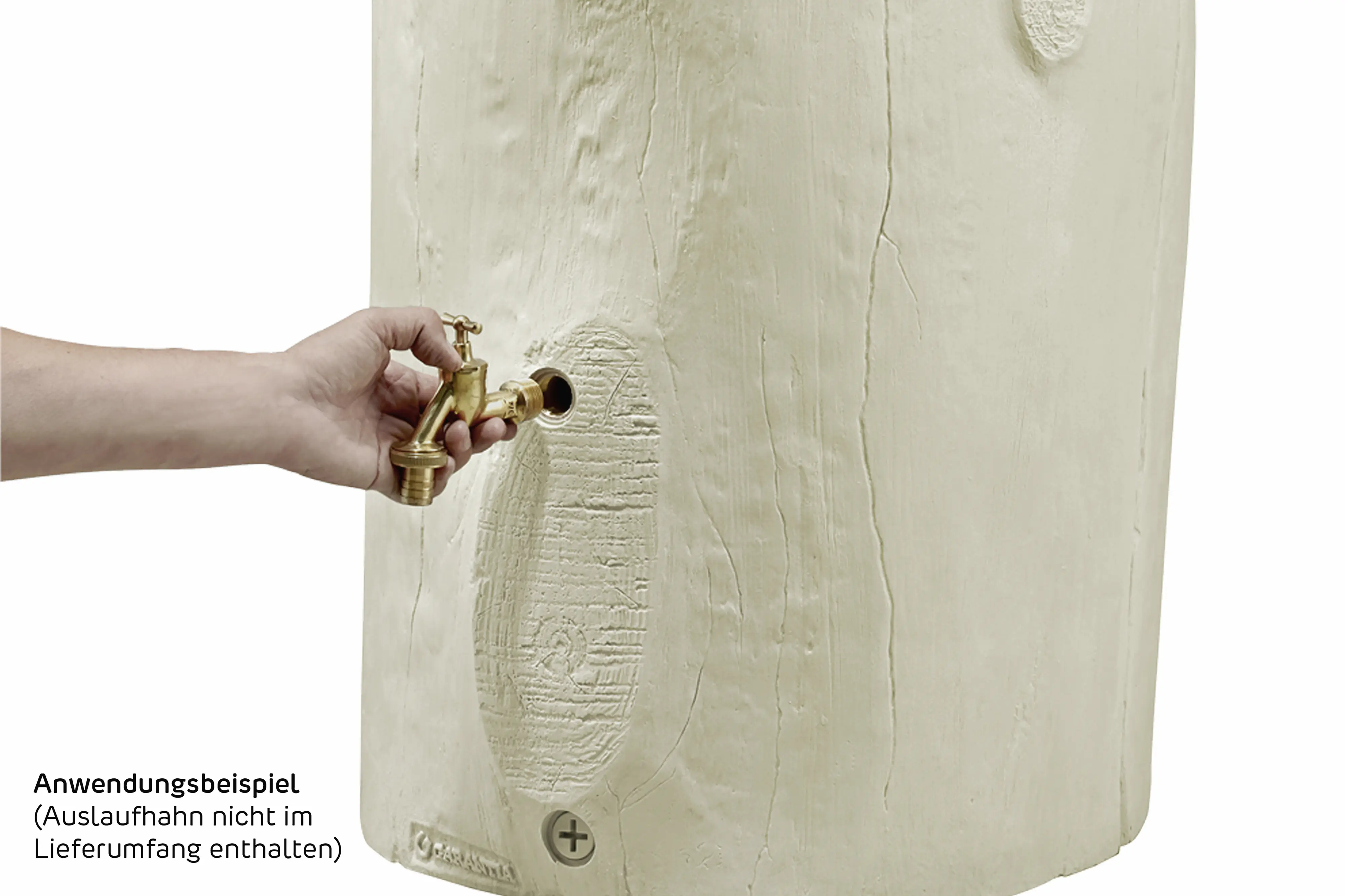 Garantia Regenspeicher Woodstock Baumstamm rund 250 L