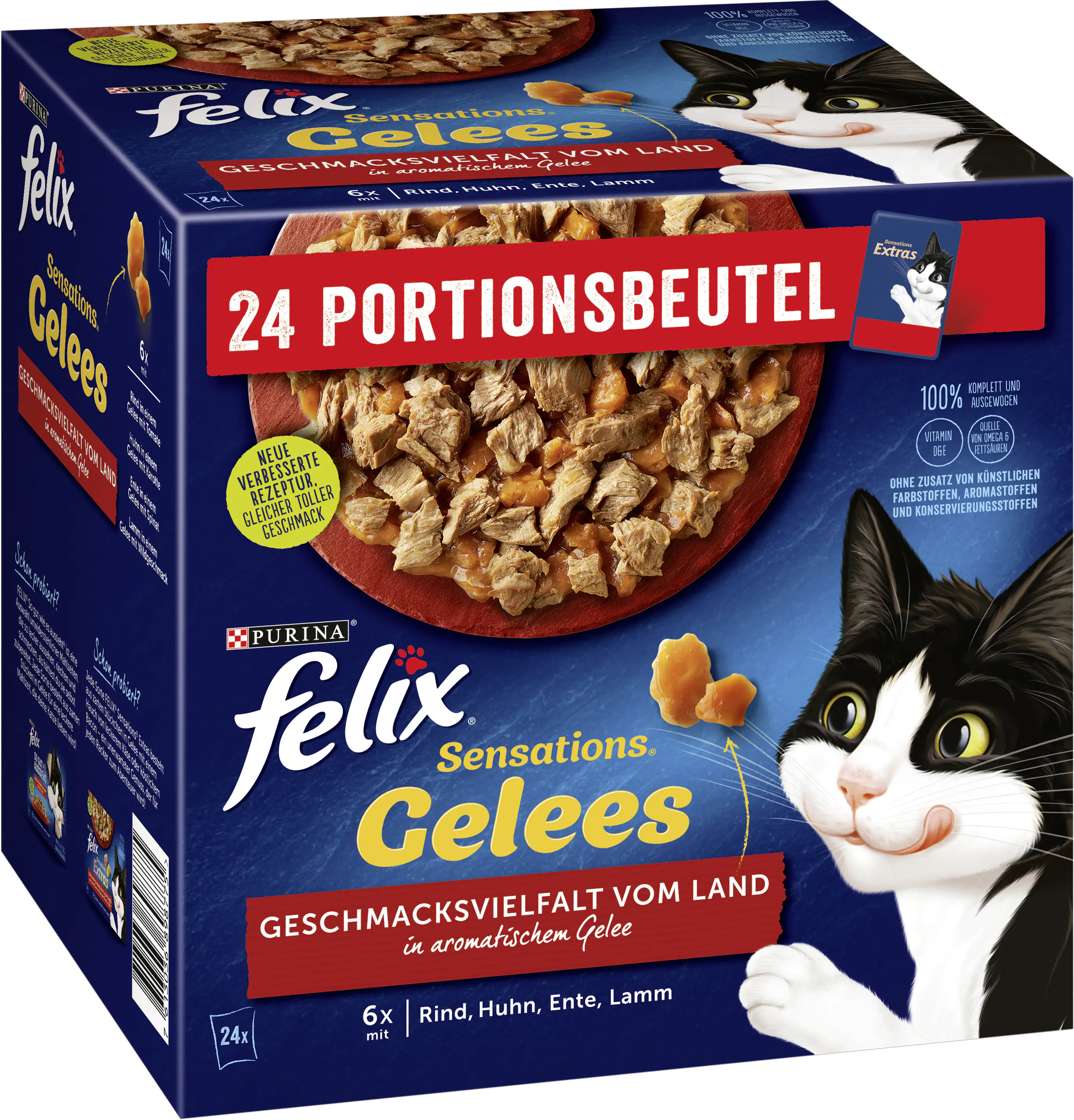 Felix Sensations Gelees Geschmacksvielfalt vom Land 24x 85g Felix Sensations Gelees Geschmacksvielfalt vom Land 24x 85g