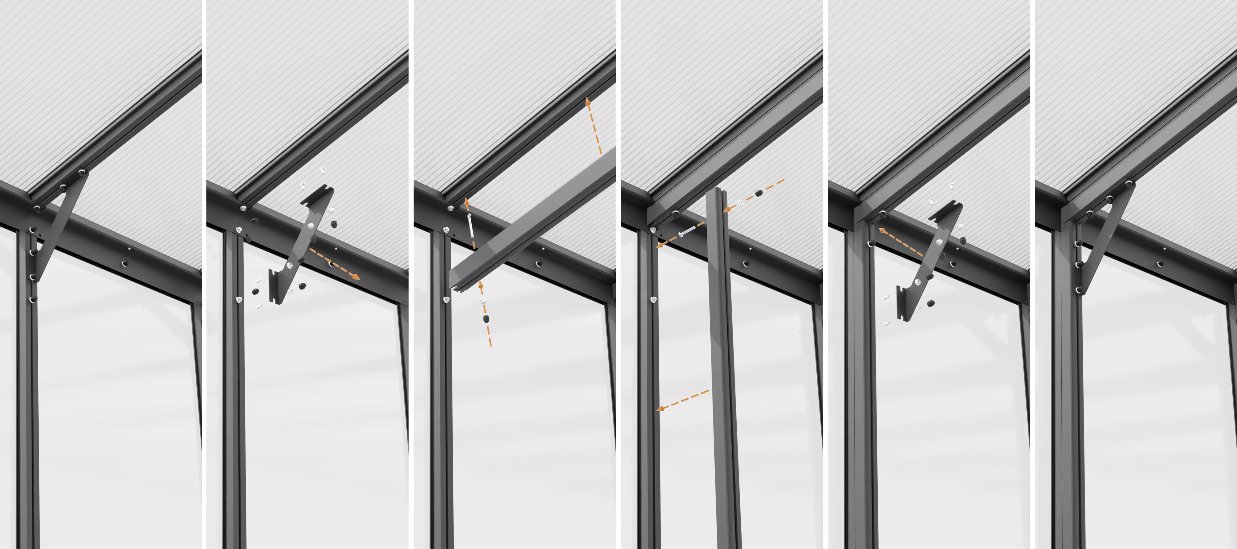 Vitavia Pavillon-Nachrüstset Helena 11900 3 mm Sicherheitsglas