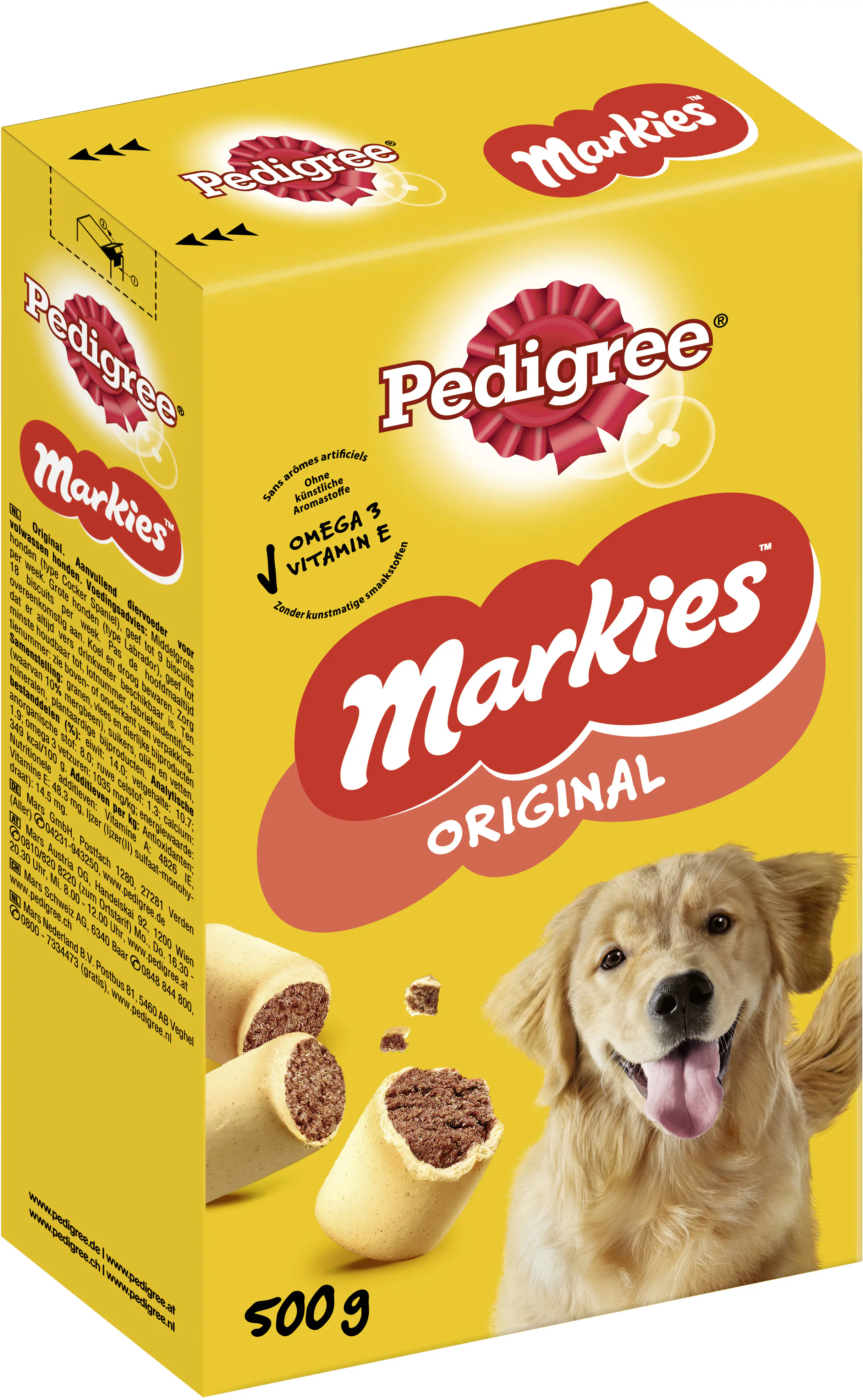 Pedigree Hundesnacks Markies Trios 500 g