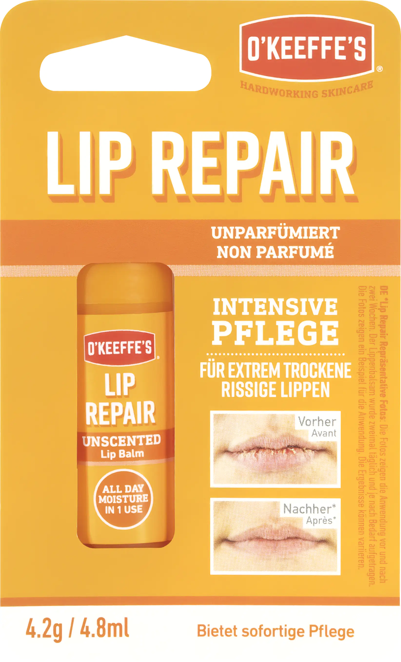 O`Keeffe`s Lip Repair Lippenpflege für extrem trockene, rissige Lippen O`Keeffe`s Lip Repair Lippenpflege für extrem trockene, rissige Lippen