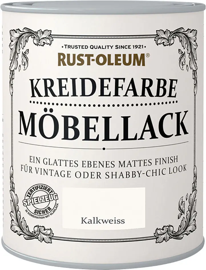 Rust-Oleum Kreidefarbe Möbellack 125 ml kalkweiß