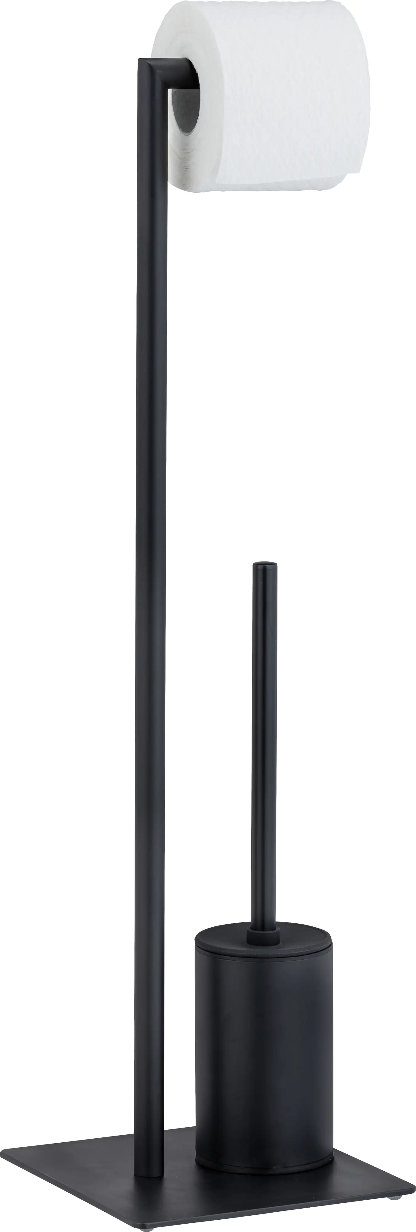 Wenko WC-Bürstengarnitur Serrenti schwarz matt