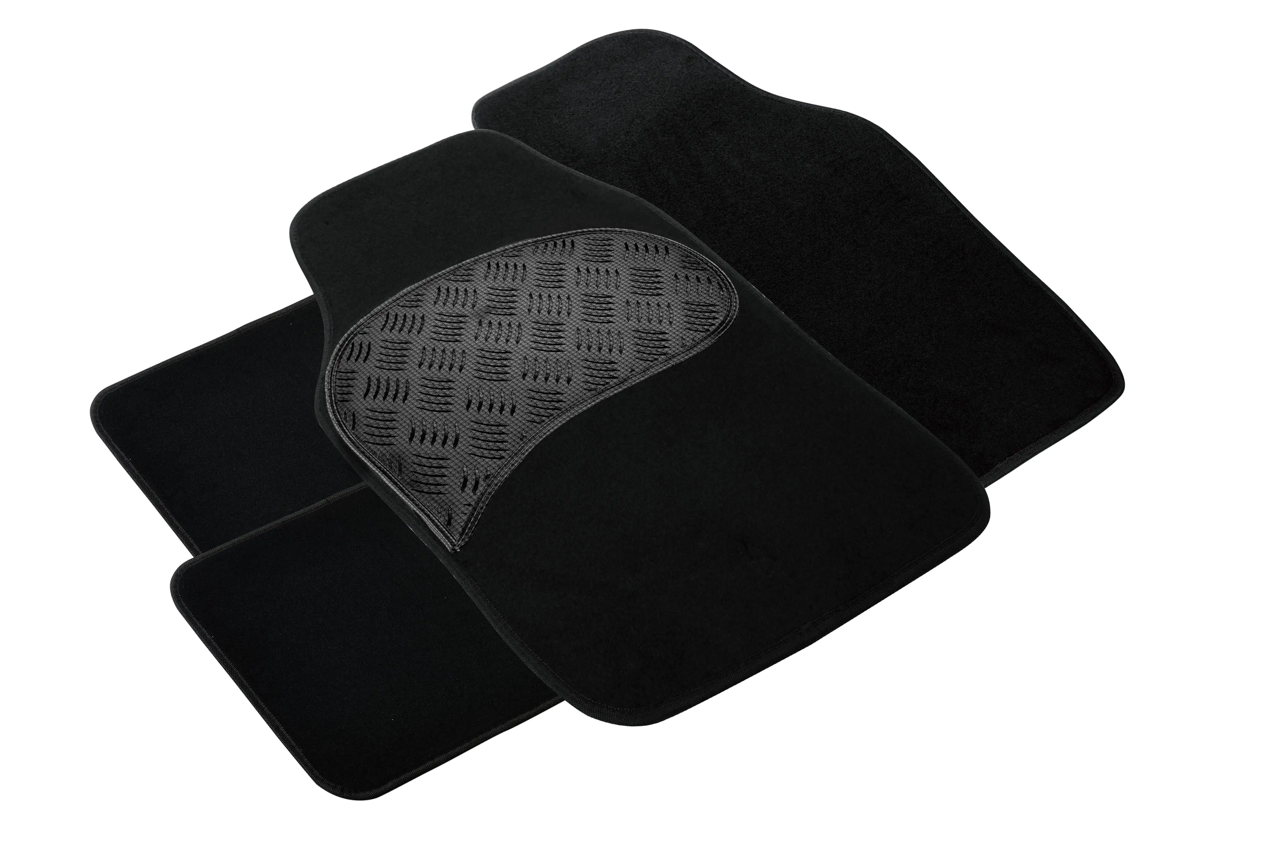 TrendLine Universal Fußmatten Velours schwarz