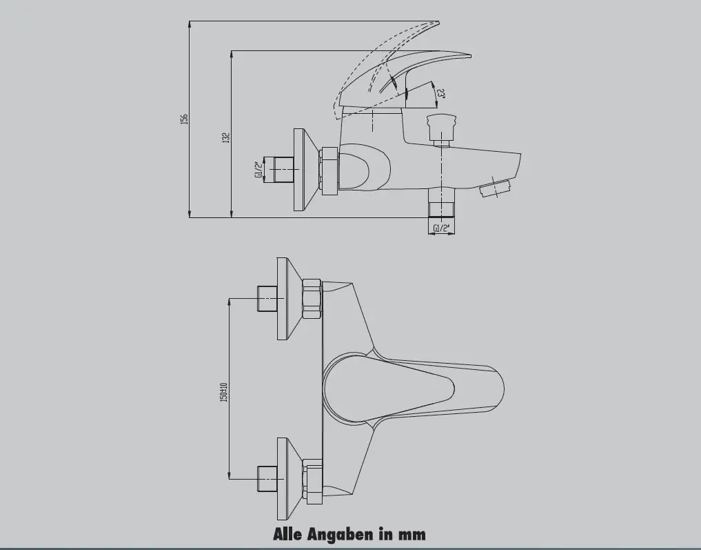 Primaster Badewannenarmatur Sydney verchromt