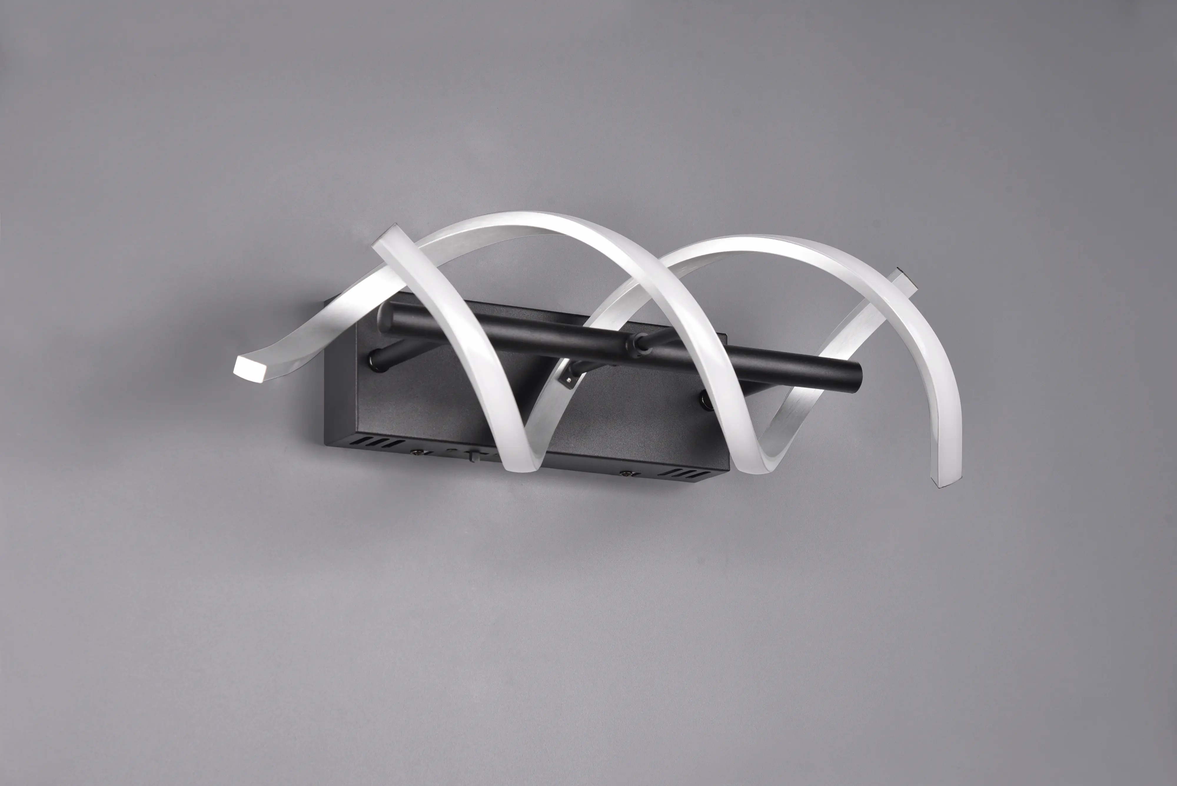 Trio LED-Wandleuchte Sequence 13,5 x 46 cm warmweiß-neutralweiß aluminium dimmbar