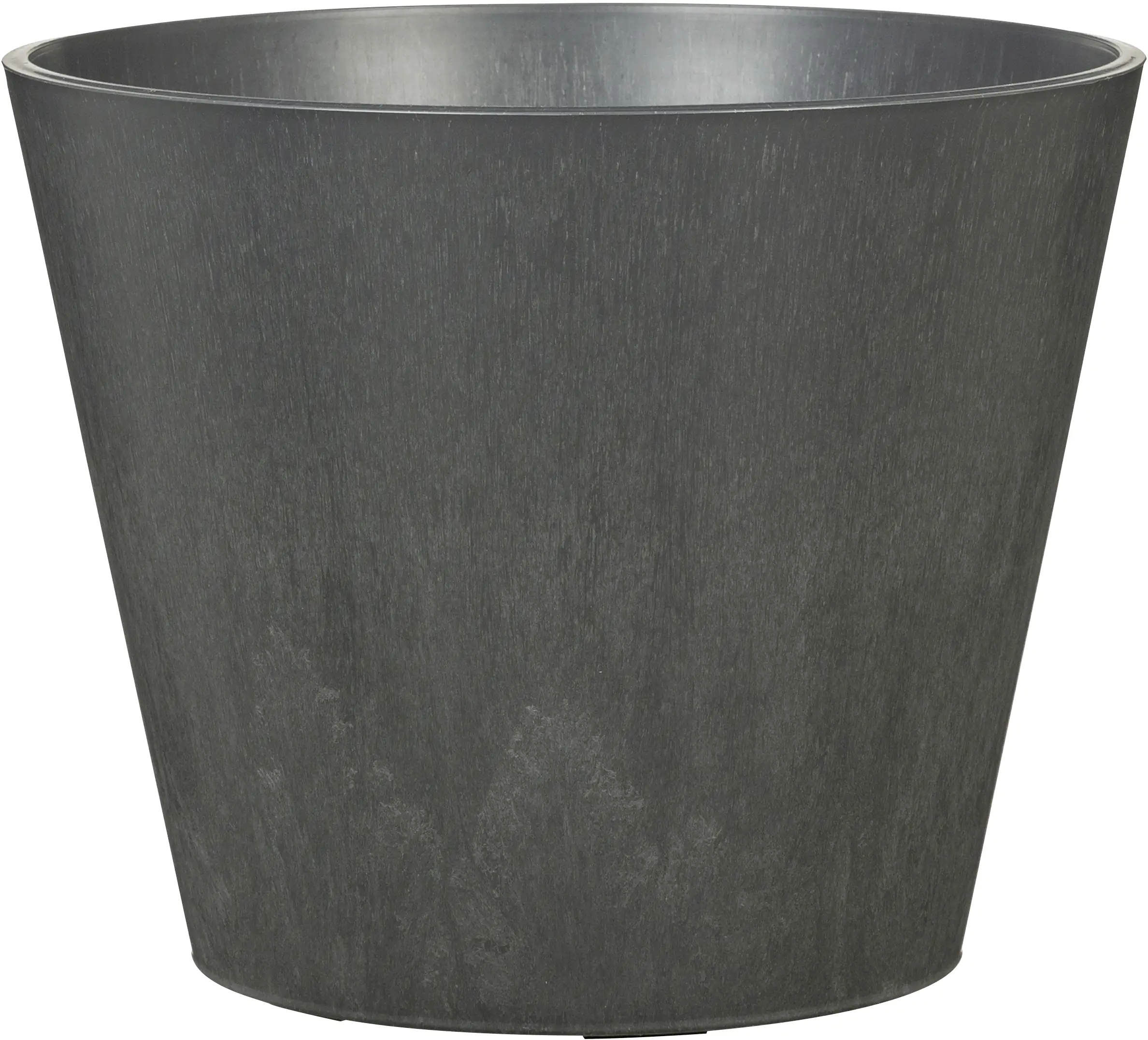 Scheurich Pflanzgefäß Purista Ø 30 x 24,2 cm anthrazit-carbon