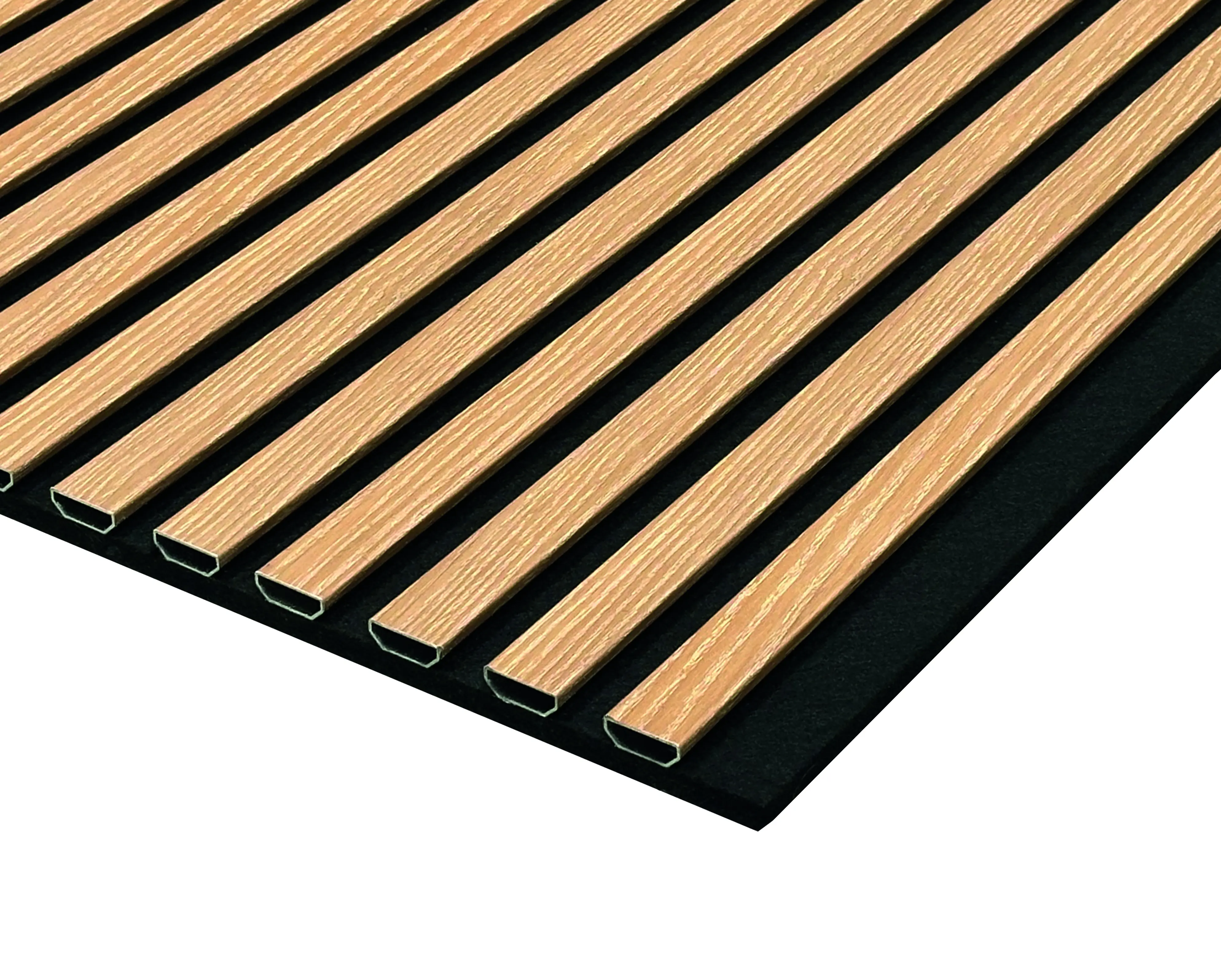 Neuhofer Akustikpaneel Eiche foliert 240 x 56,5 x 1,7 cm braun