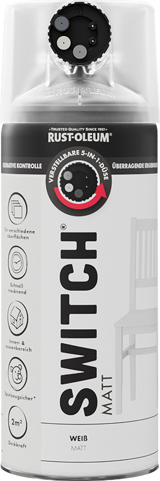 Rust-Oleum Sprühlack Switch 400 ml weiß matt