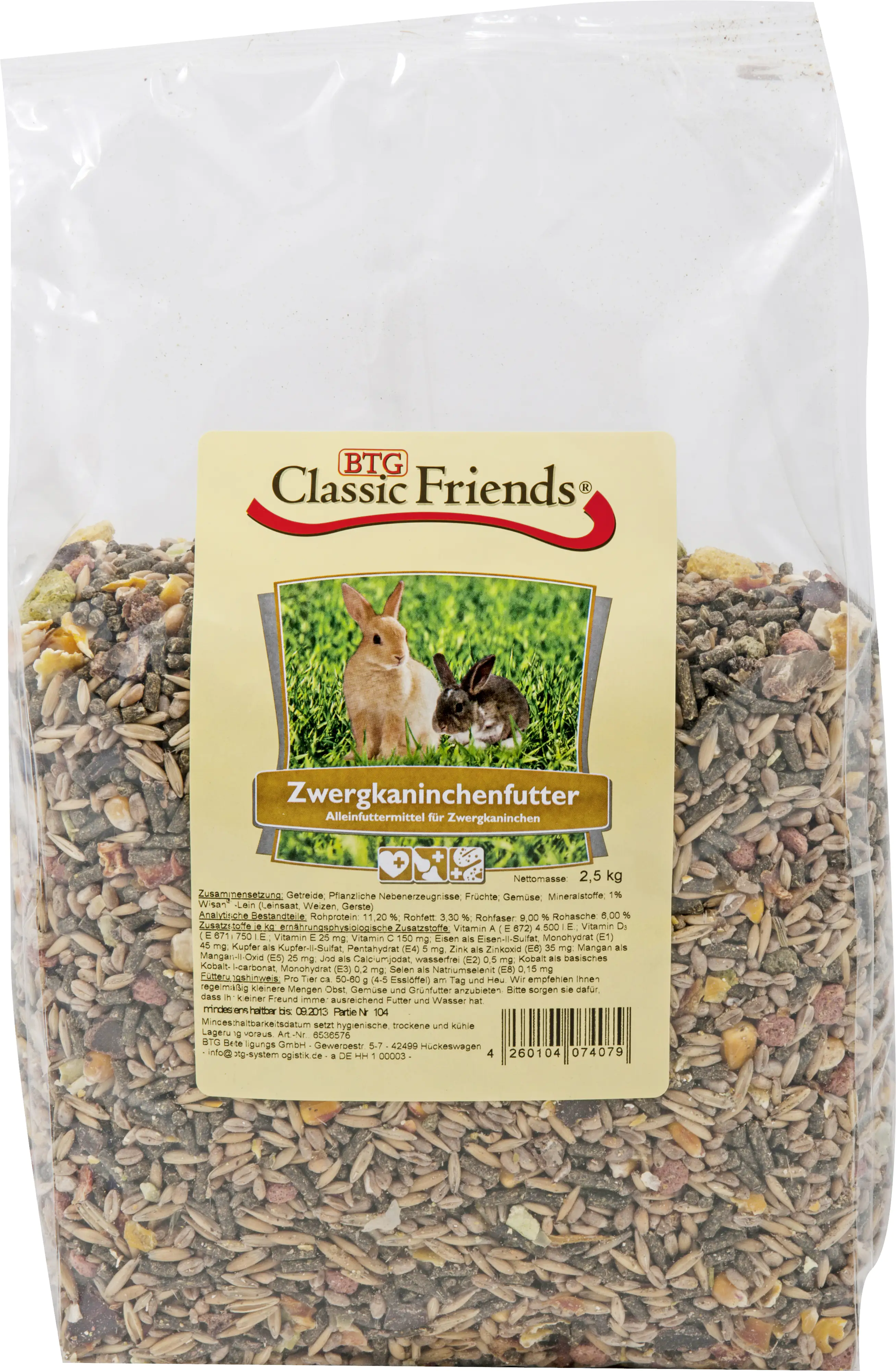 Classic Friends Zwergkaninchen 2,5 kg Classic Friends Zwergkaninchen 2,5 kg