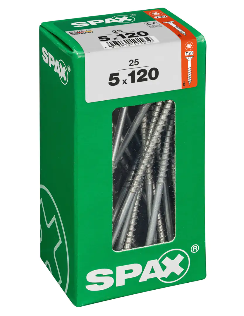 Spax Universalschrauben 5.0 x 120 mm TX 20 - 25 Stk.
