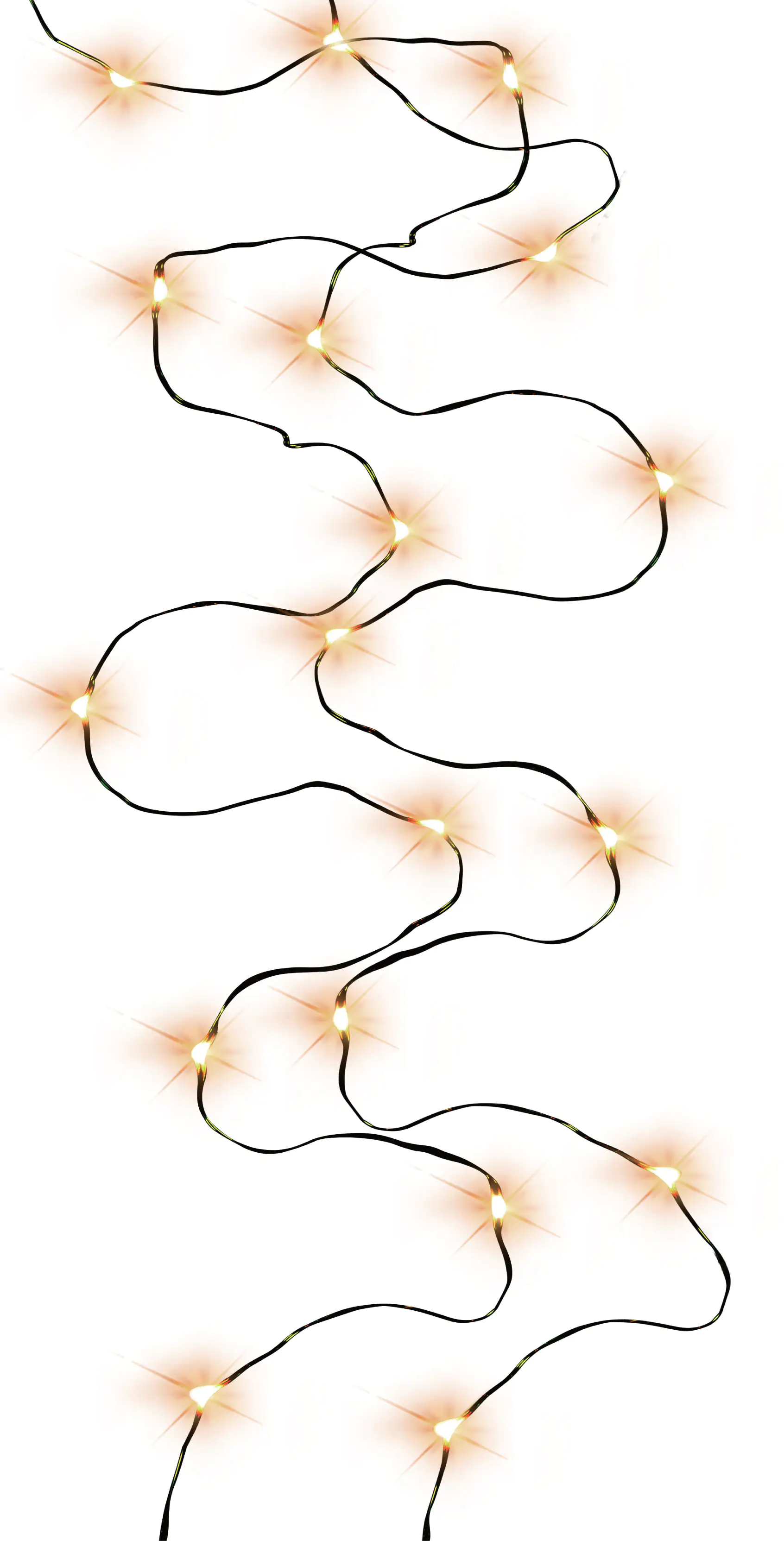 4333692375320 TrendLine LED-Lichterkette Micro Innen 45 cm warmweiß-grün mit Timer
