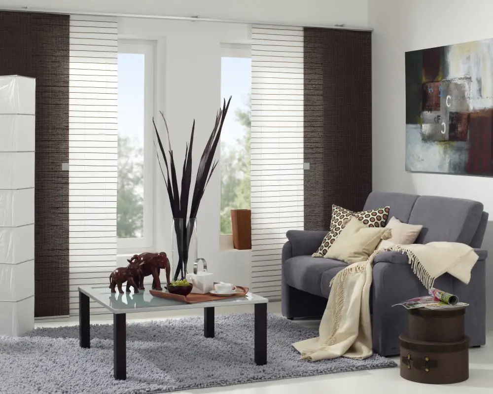 Gardinia Schiene für Flächenvorhang Atlanta silber, 160 cm, 3-läufig