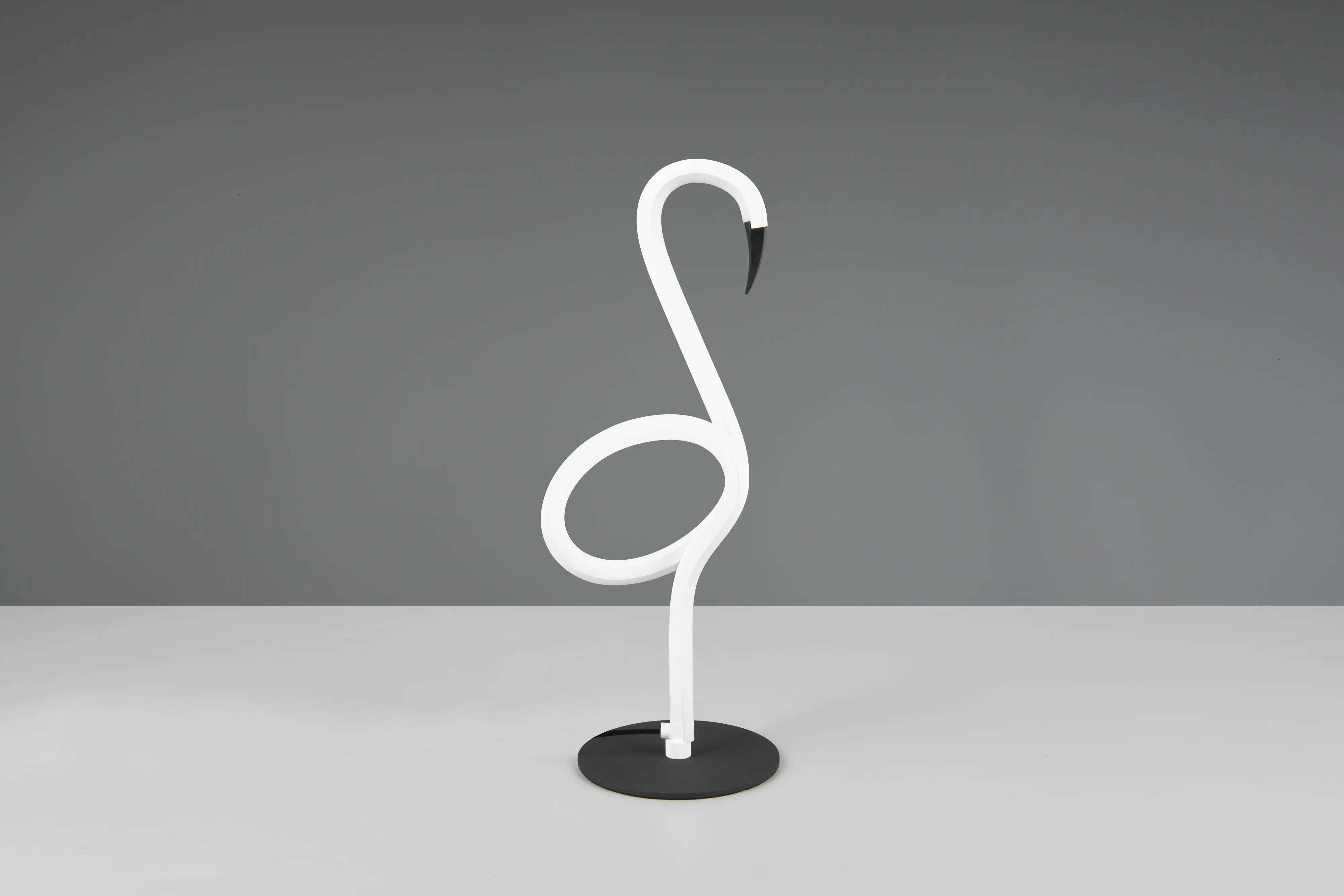 Trio LED-Tischleuchte Ingo Flamingo 14,5 x 35 cm warmweiß weiß/schwarz